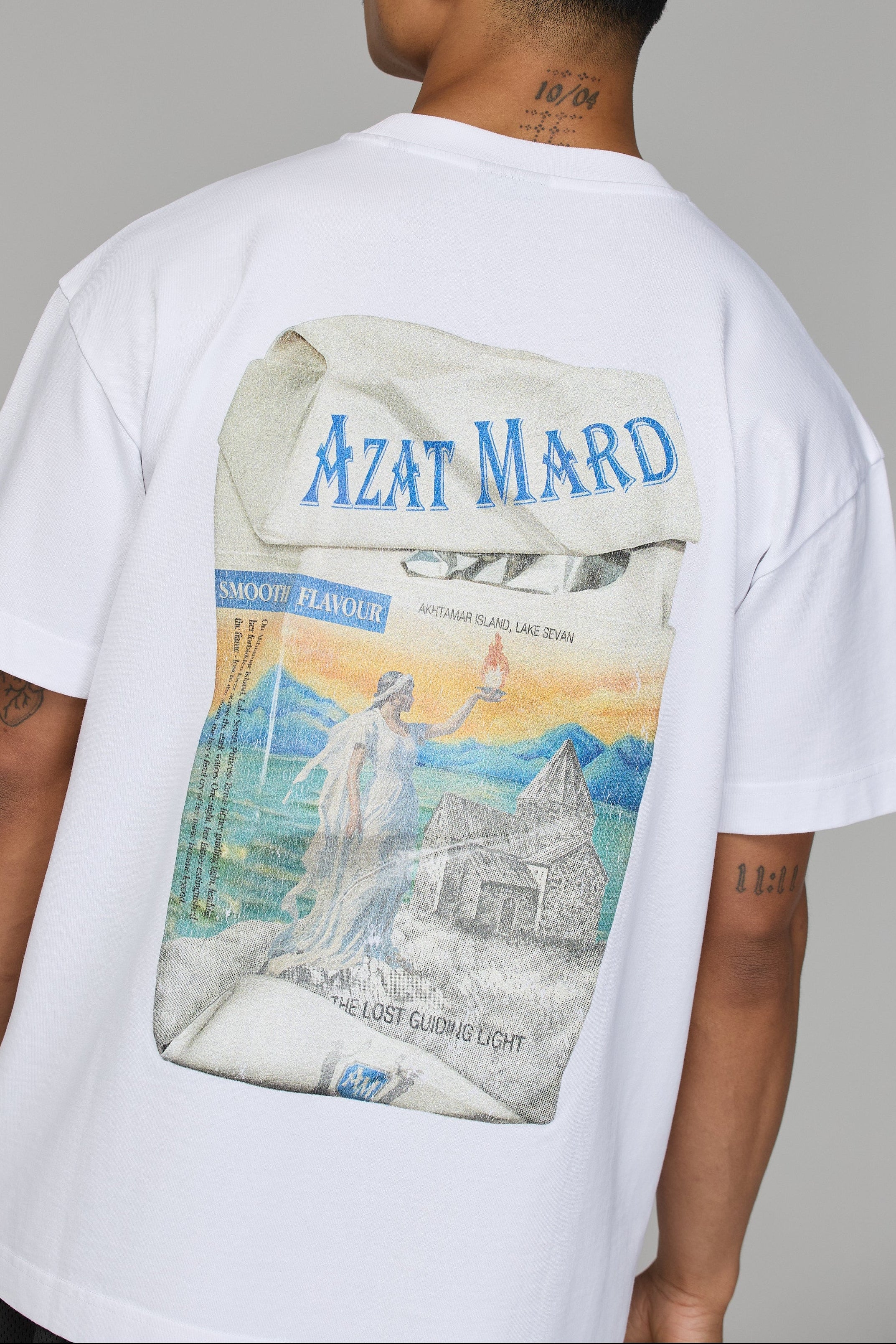 THE LOST GUIDING LIGHT WHITE T-SHIRT - Image 3