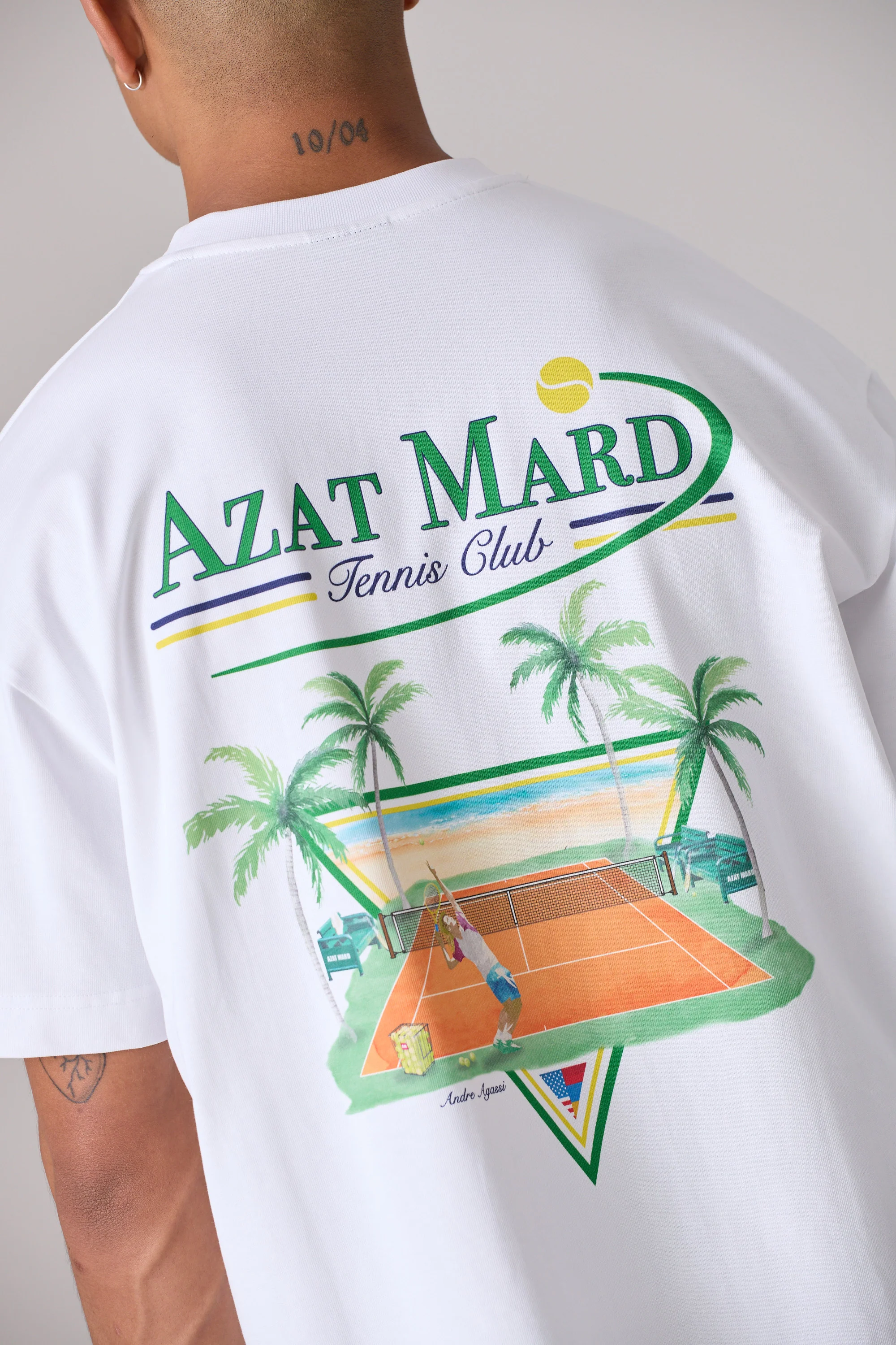 WHITE TENNIS CLUB T-SHIRT - Image 2