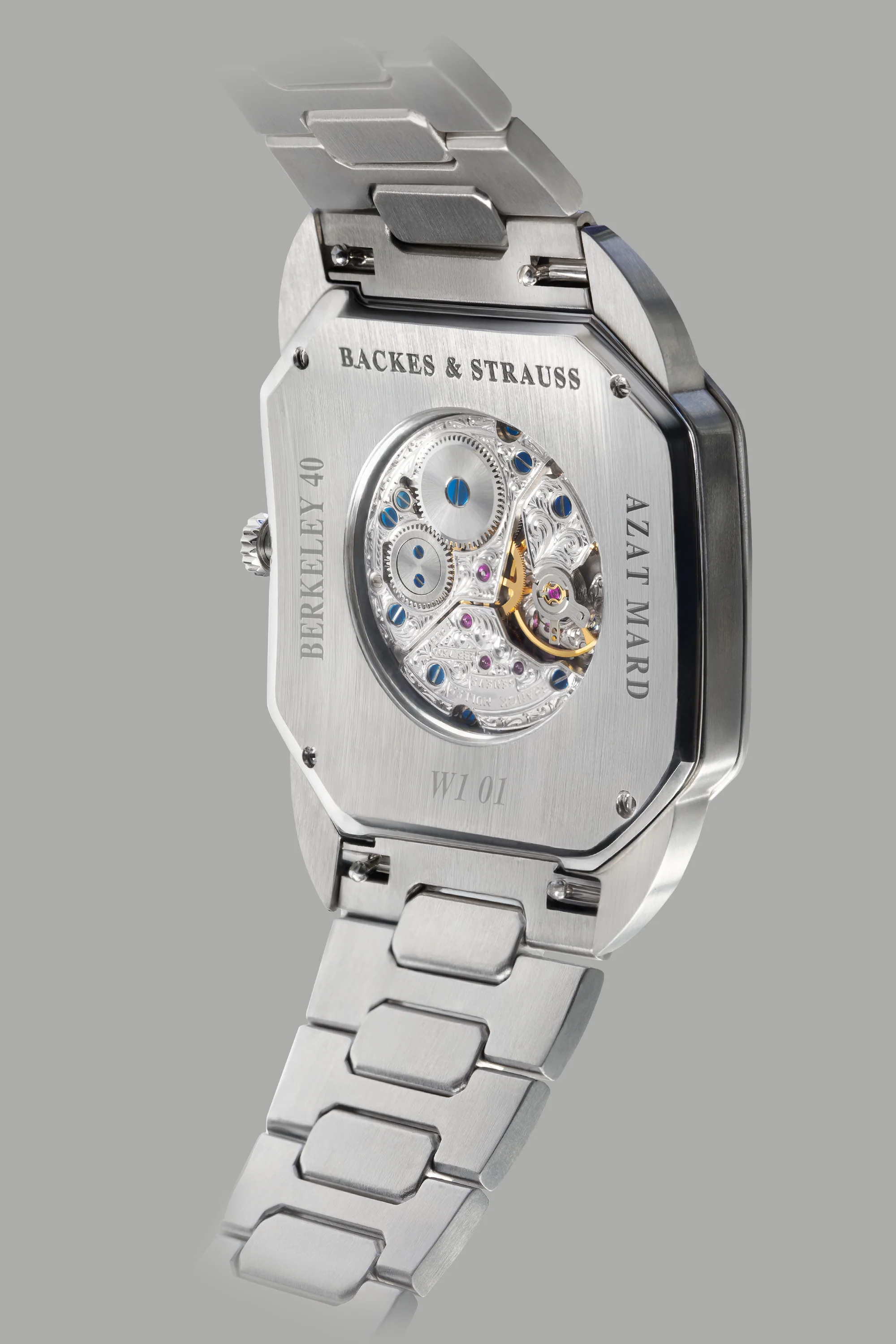 AZAT MARD X BACKES & STRAUSS THE W1 STAINLESS STEEL WATCH - Image 3