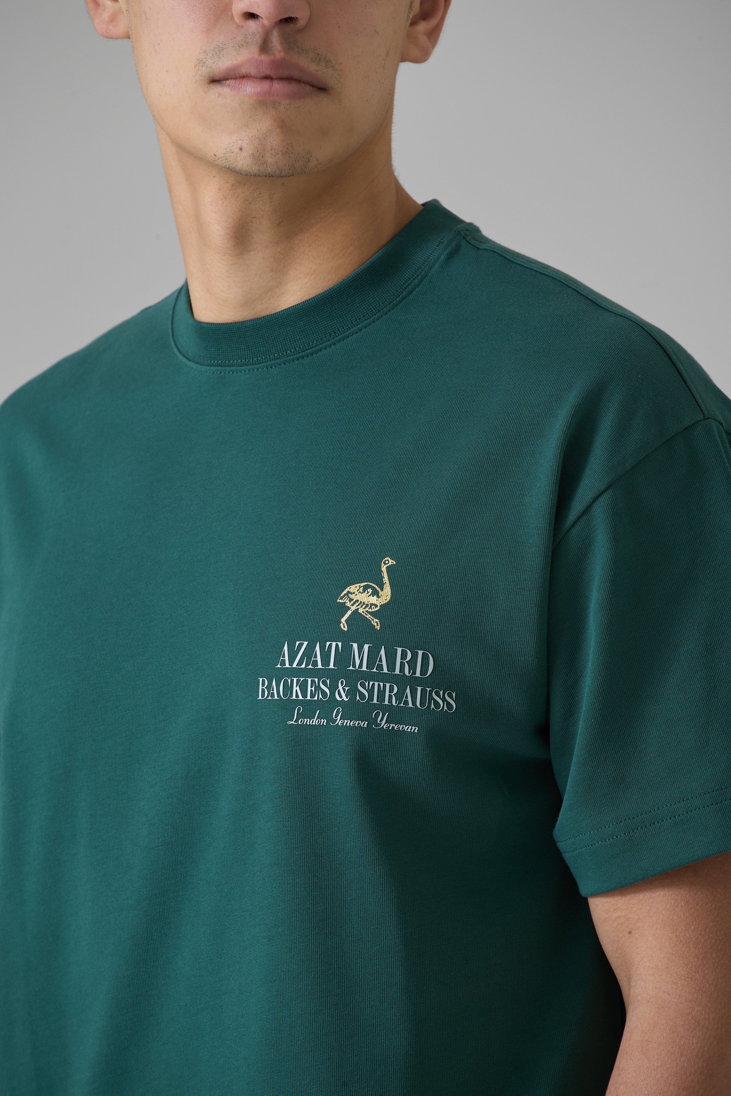 BACKES & STRAUSS GREEN T-SHIRT - Image 2