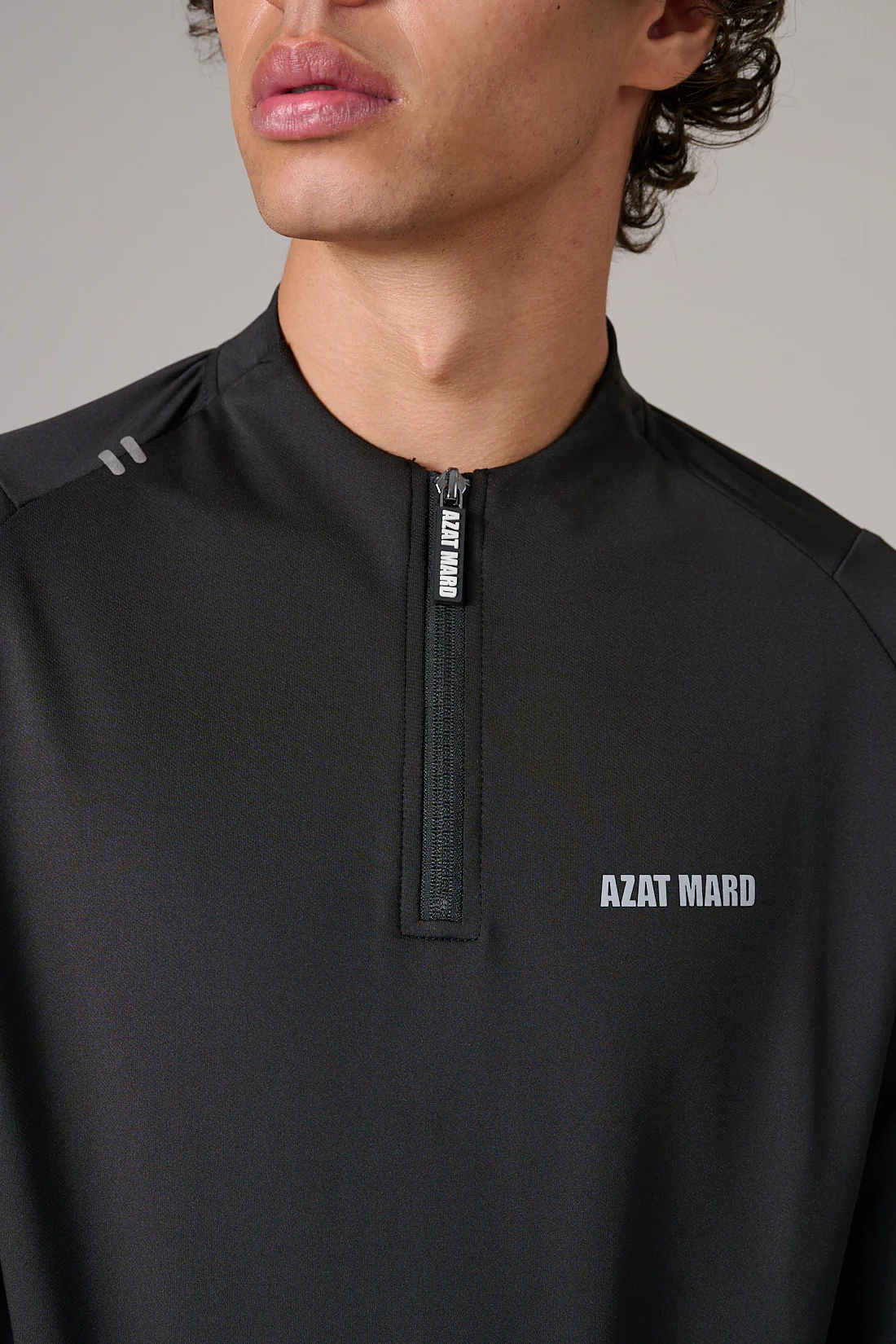 BLACK ACTIVEWEAR SWEATER - Image 5