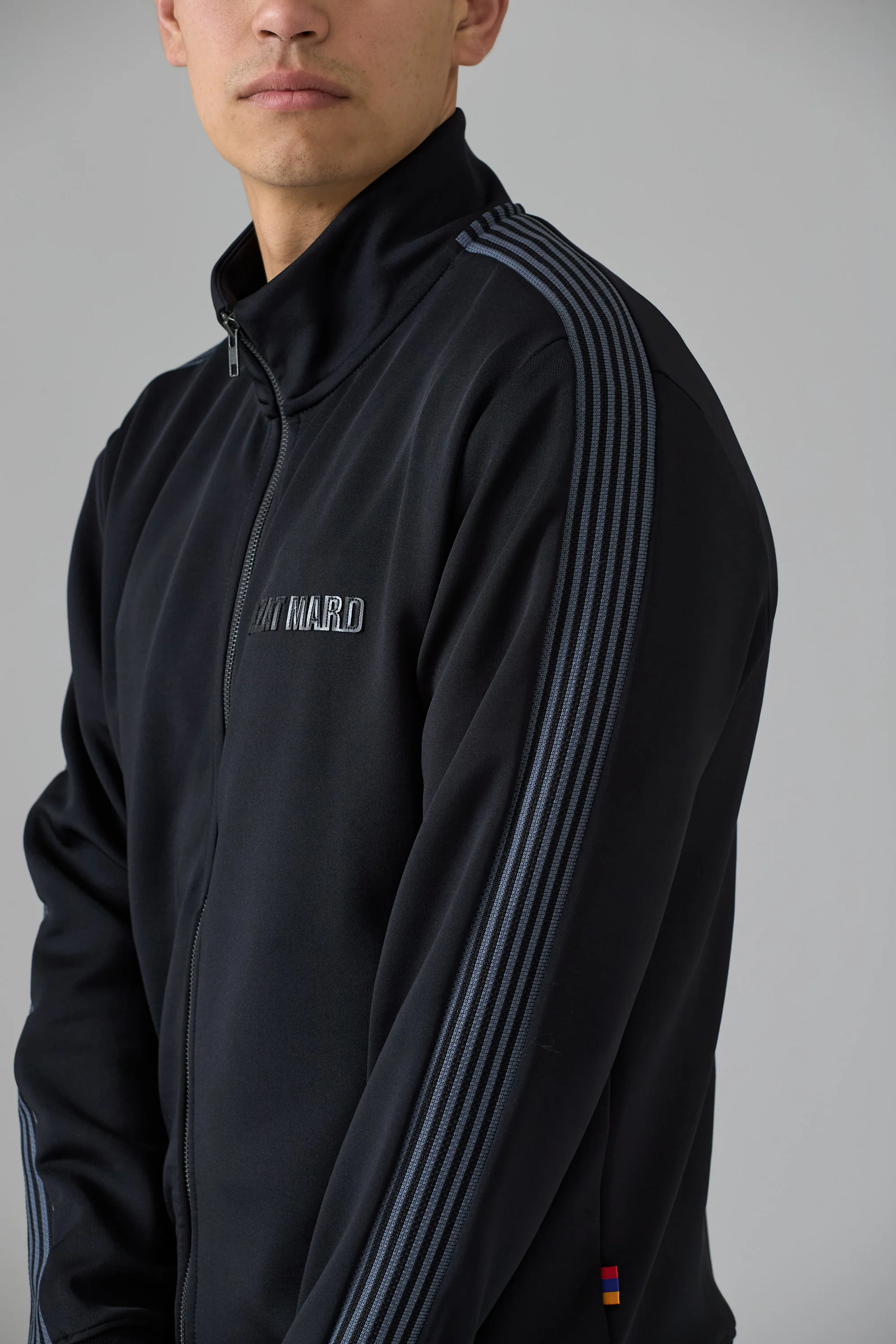 BLACK/BLACK TRACKSUIT JACKET - Image 6