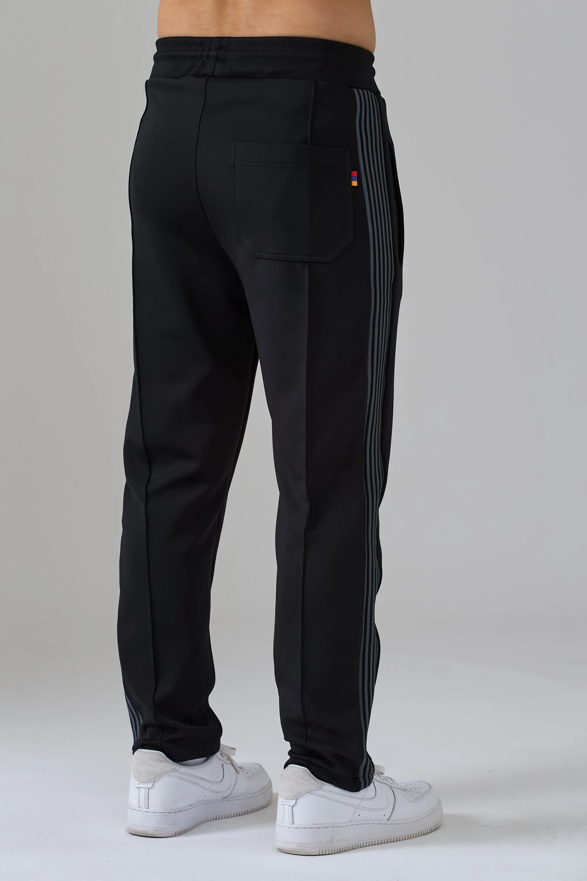 BLACK/BLACK TRACKSUIT PANTS - Image 5