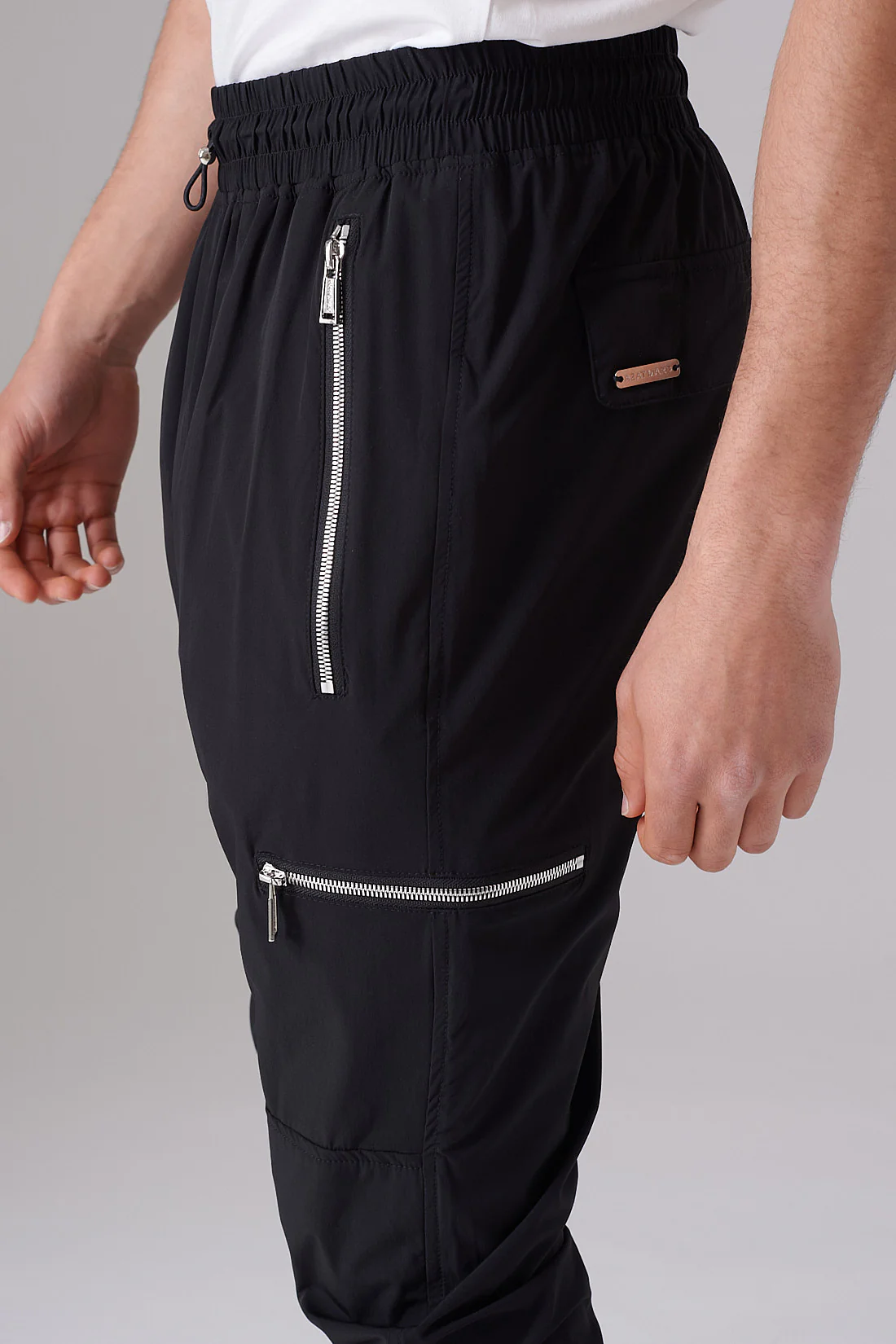 BLACK COMBAT PANTS - Image 5