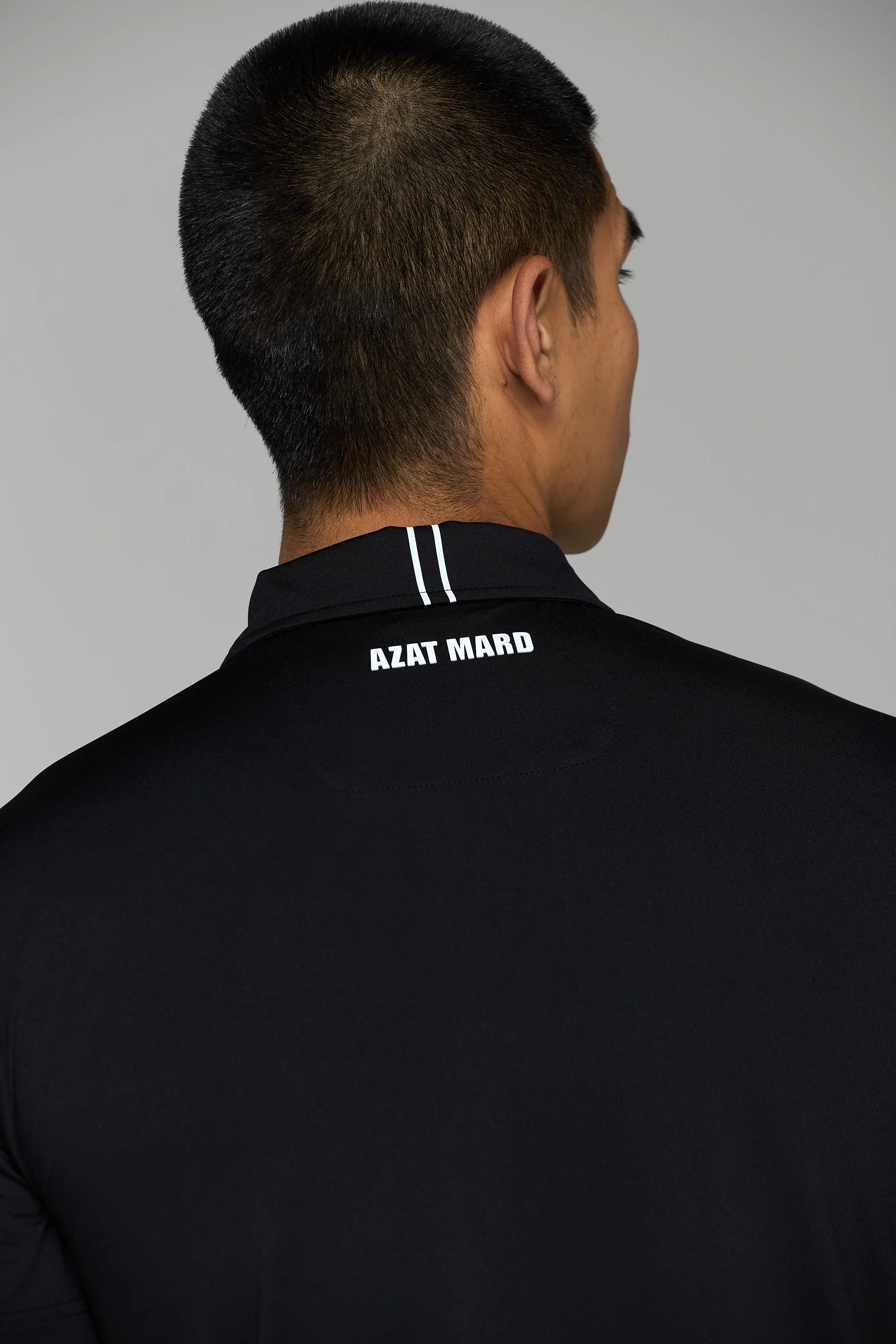 BLACK ACTIVEWEAR POLO - Image 6