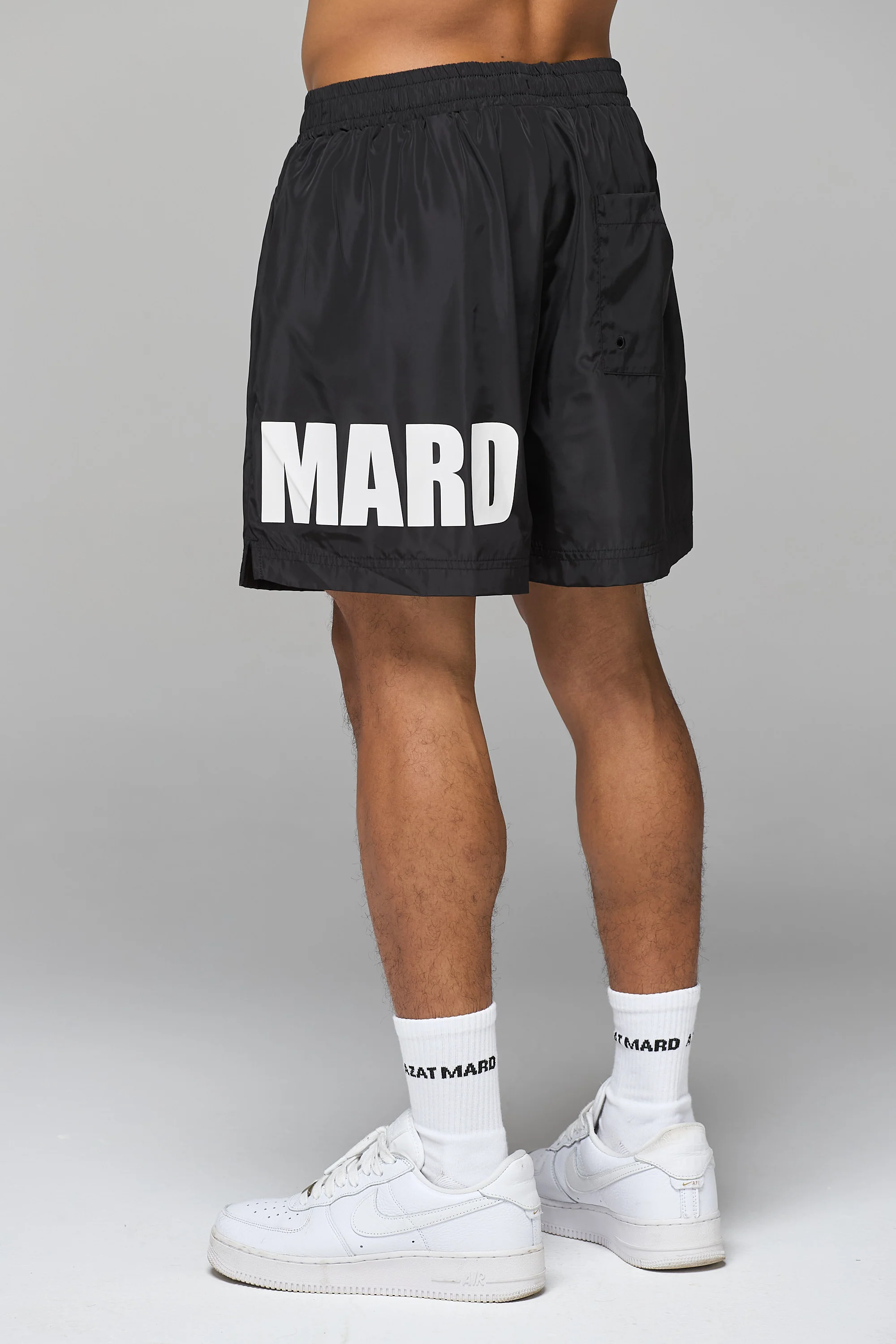 BLACK IMPACT LOGO SWIM SHORT - Image 4