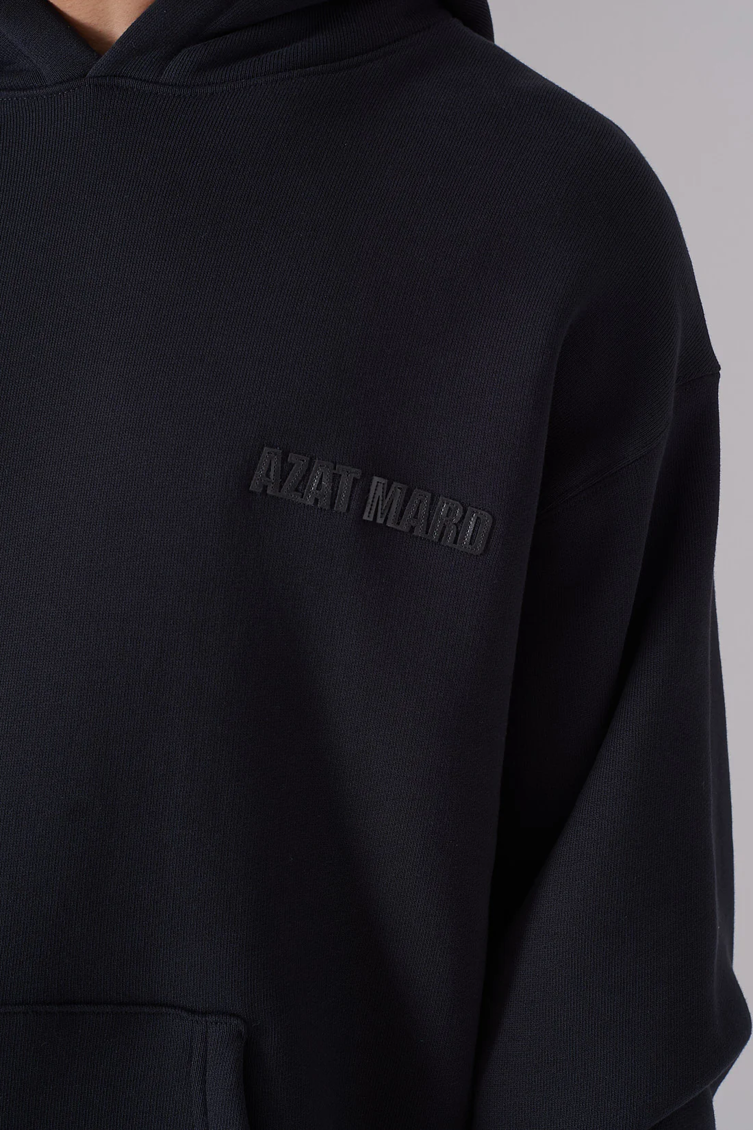 BLACK ON BLACK HOODIE - Image 3