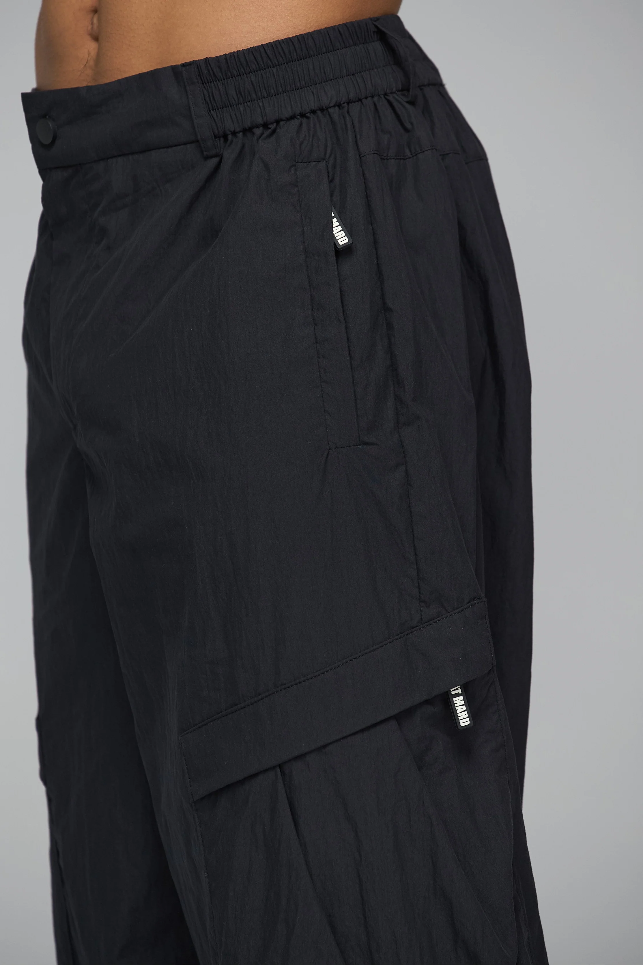 BLACK TECHNICAL COMBAT PANT - Image 5