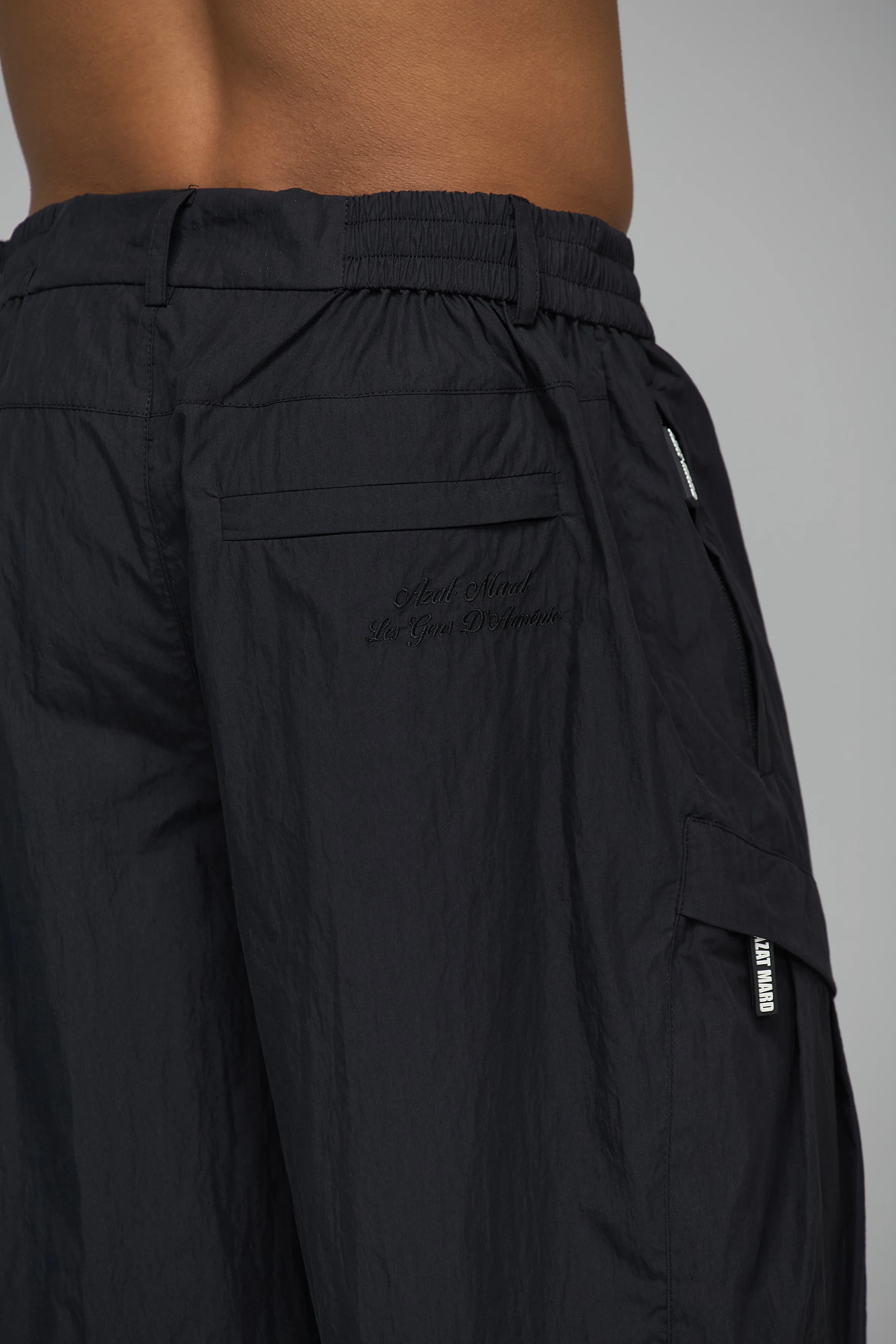 BLACK TECHNICAL COMBAT SHORTS - Image 4