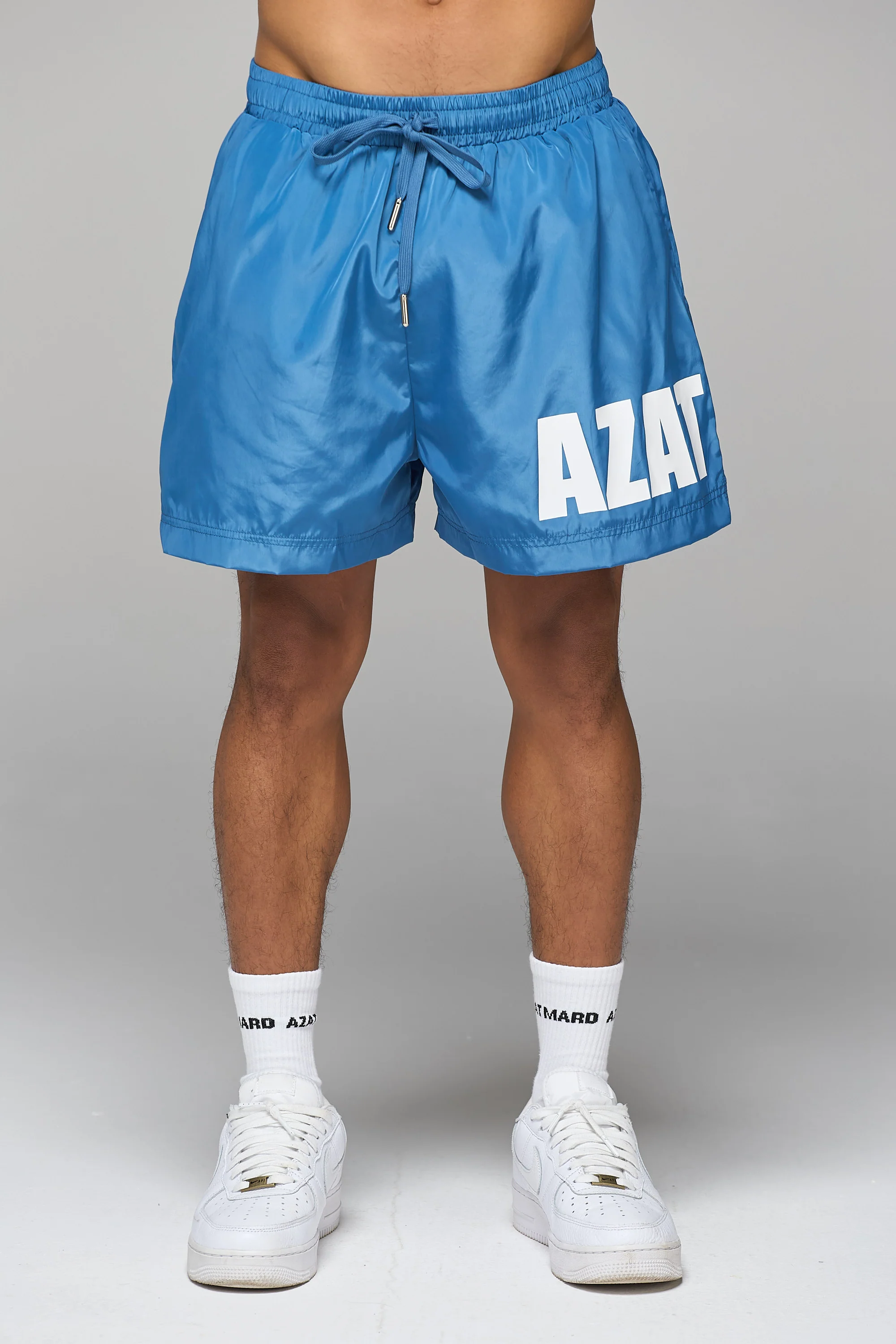 BLUE IMPACT LOGO SWIM SHORT - Image 2