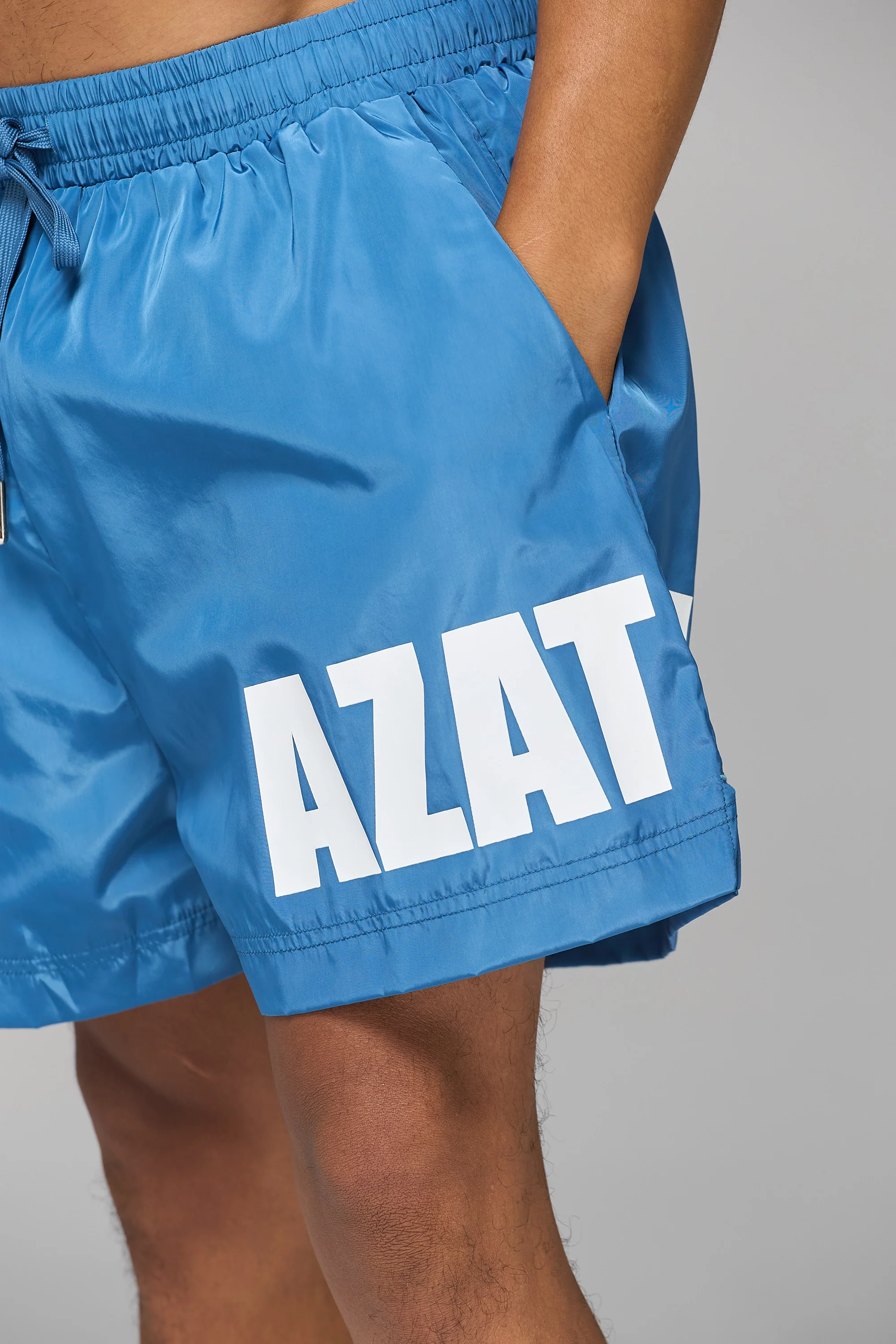 BLUE IMPACT LOGO SWIM SHORT - Image 6