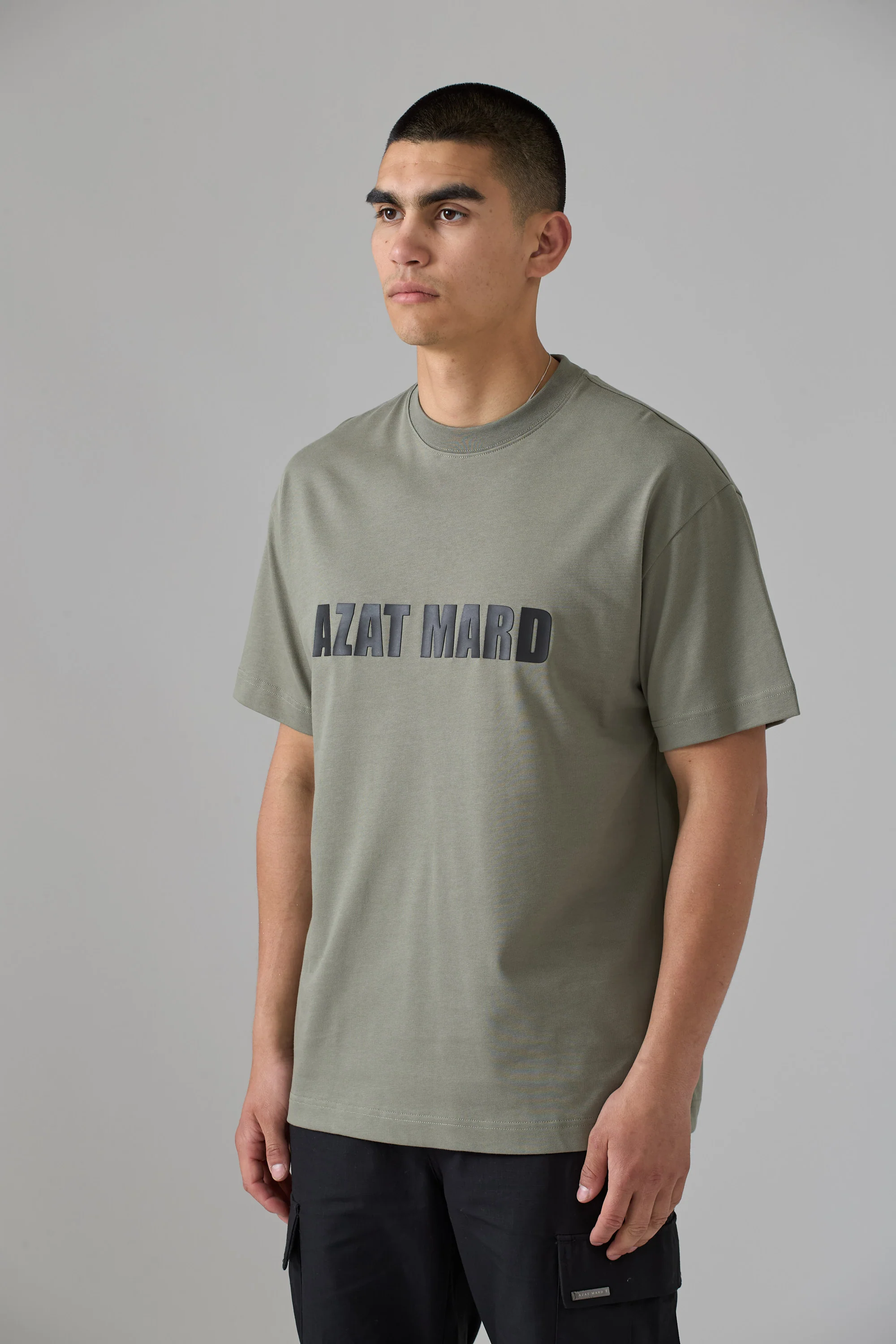 CORE IMPACT TAUPE/BLACK T-SHIRT - Image 3