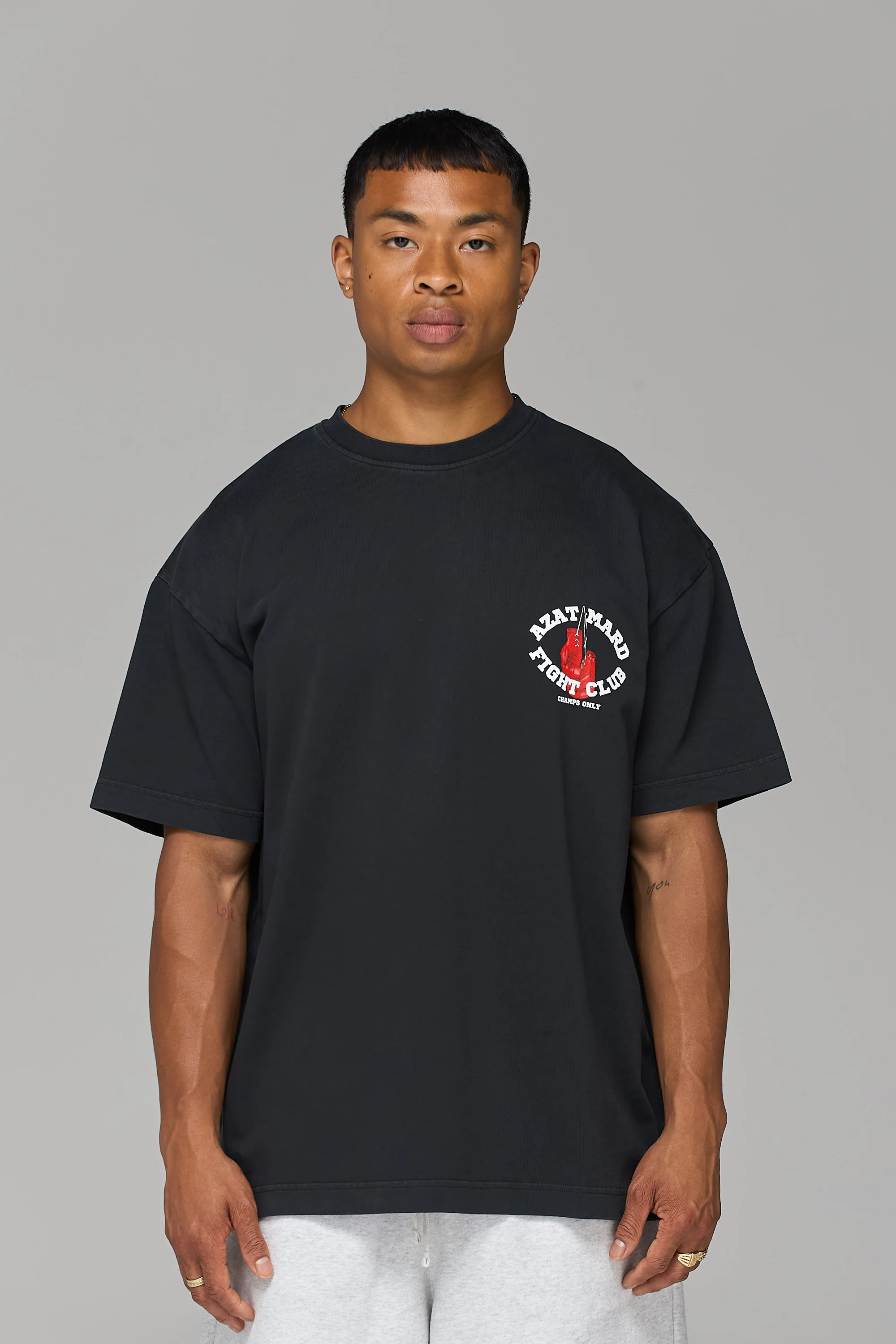 FIGHT CLUB WASHED BLACK T-SHIRT - Image 2