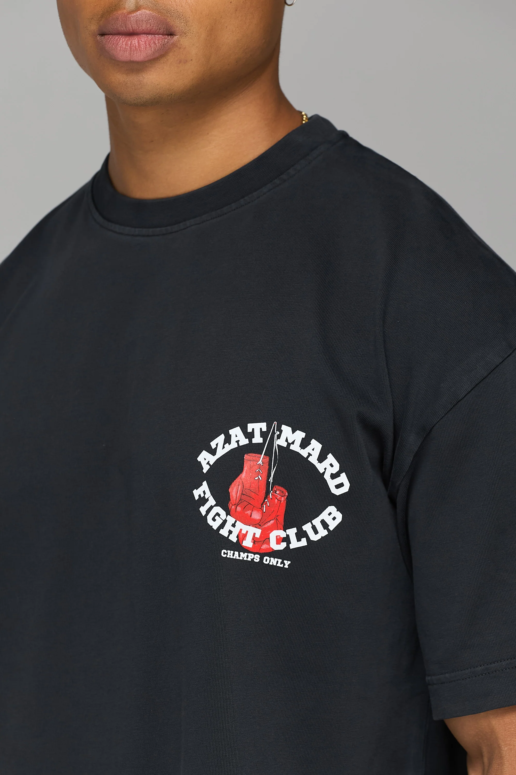 FIGHT CLUB WASHED BLACK T-SHIRT - Image 4
