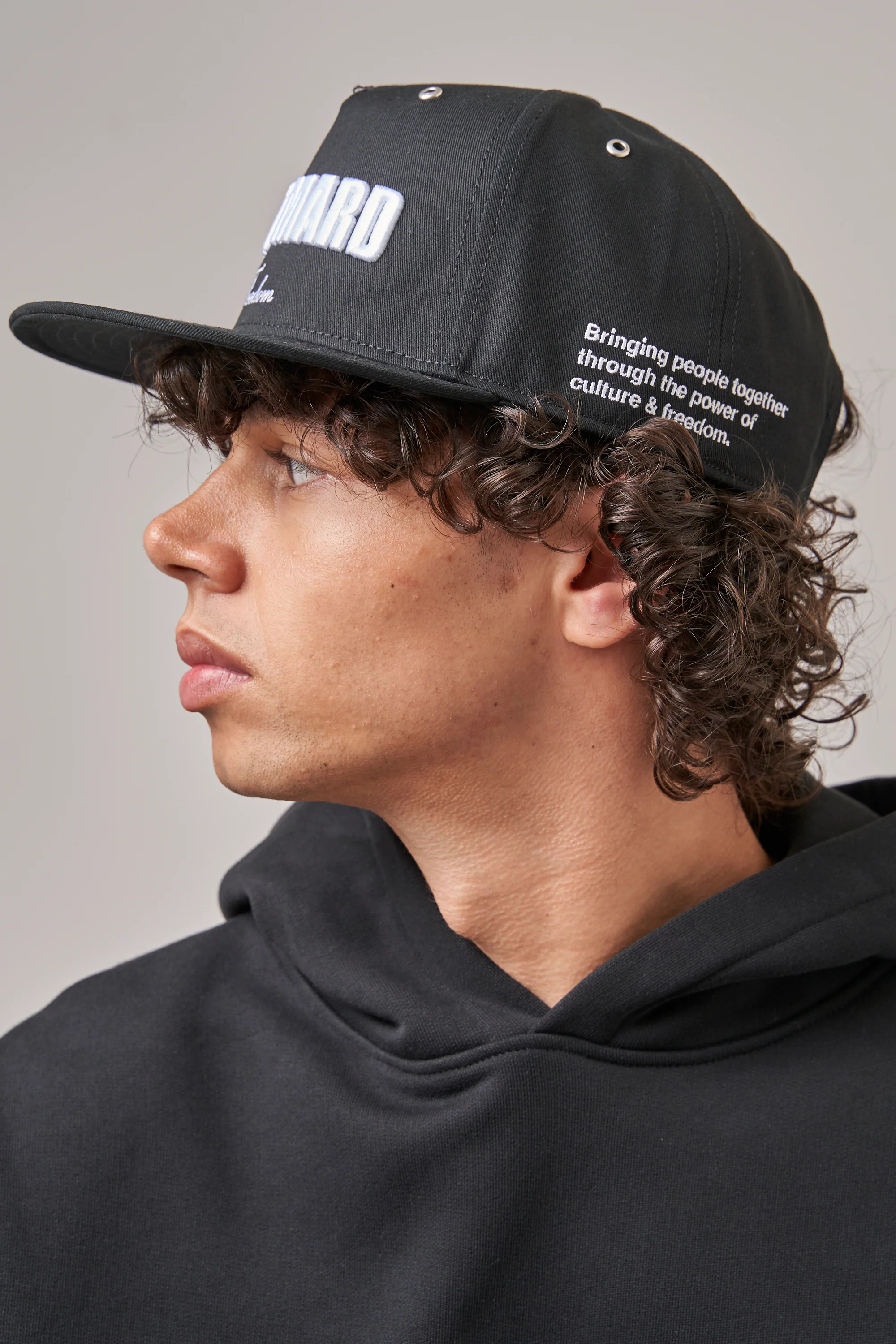 BLACK FREEDOM SNAPBACK CAP - Image 3