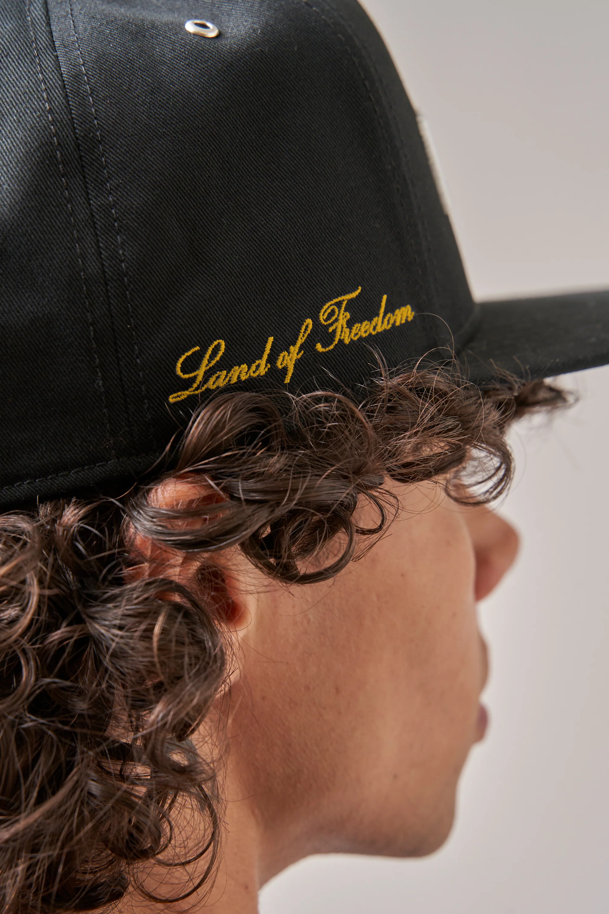 BLACK FREEDOM SNAPBACK CAP - Image 6