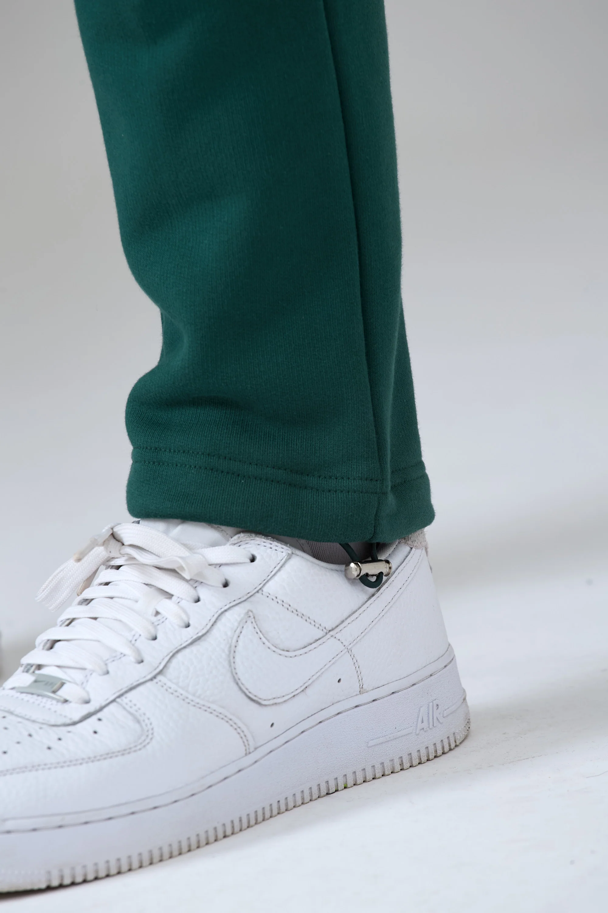 LES GENS GREEN CUFFED JOGGERS - Image 7
