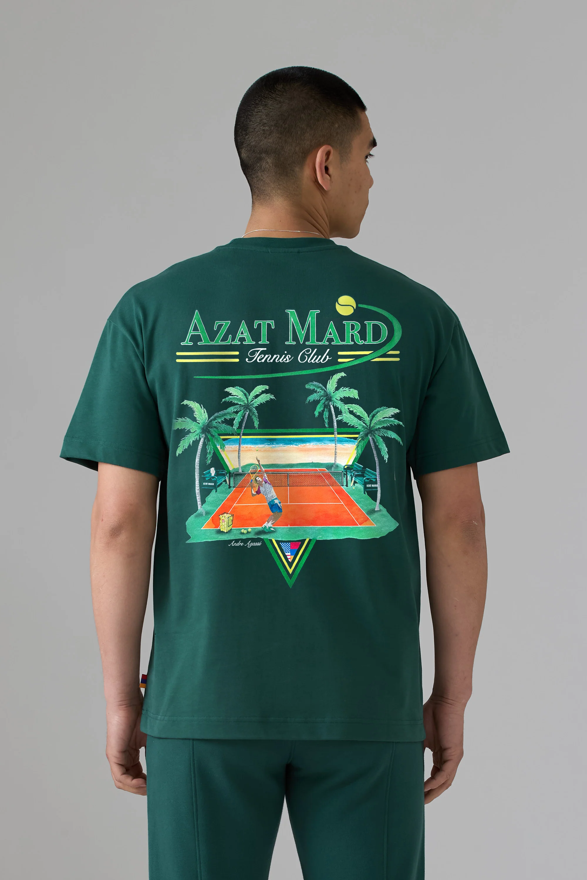 GREEN TENNIS CLUB T-SHIRT
