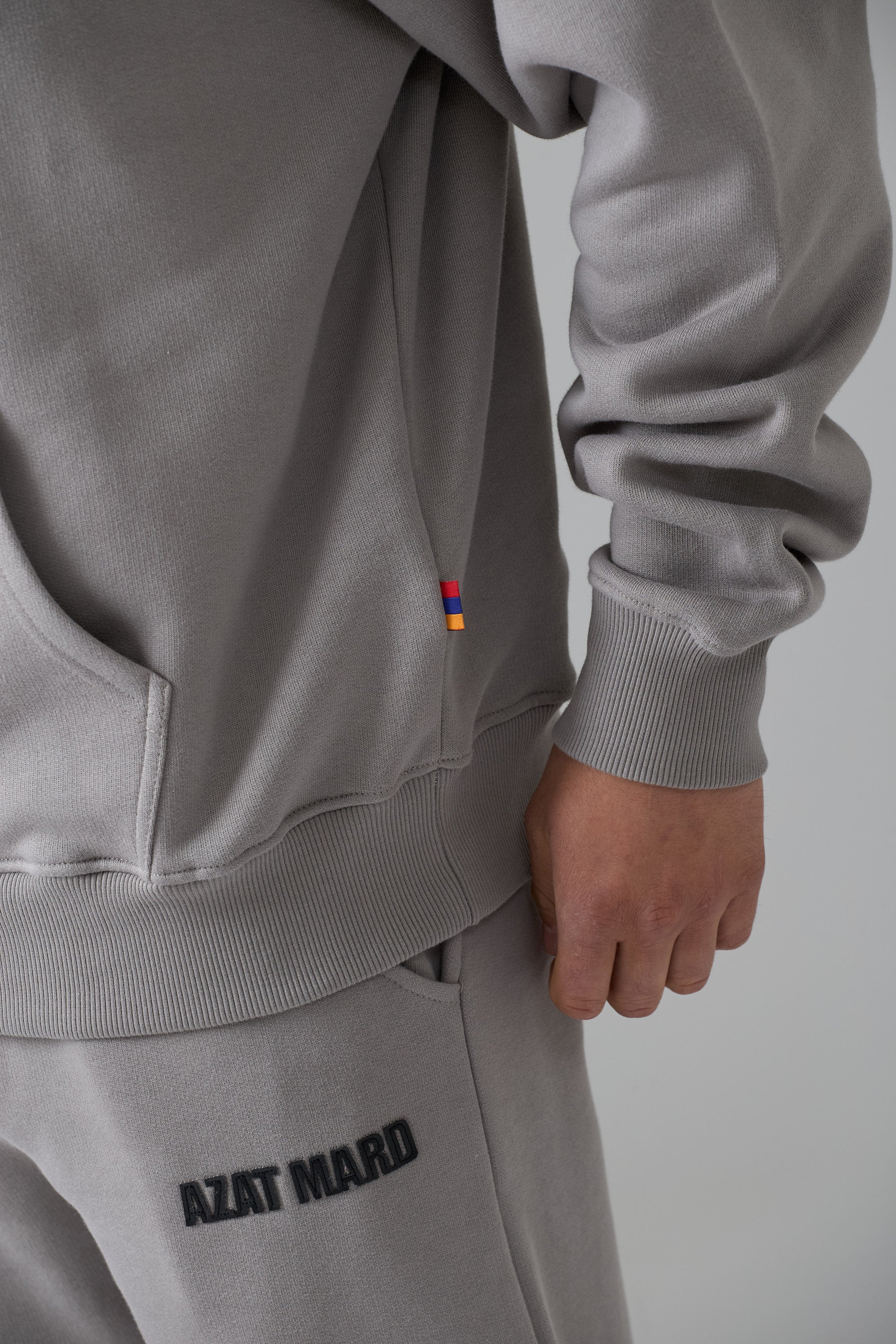 GREY CREST HOODIE - Image 5