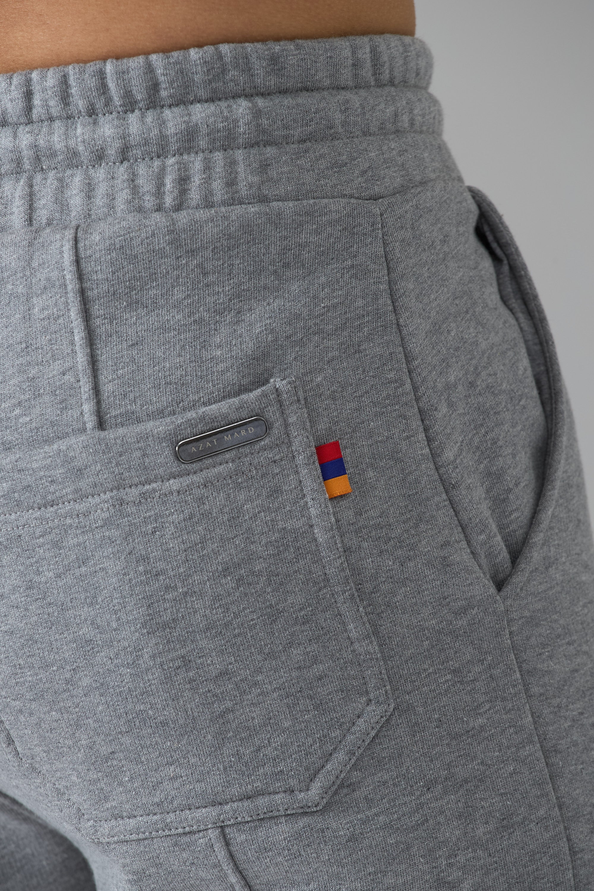 LES GENS HEATHER GREY WITH BLUE JOGGERS - Image 5