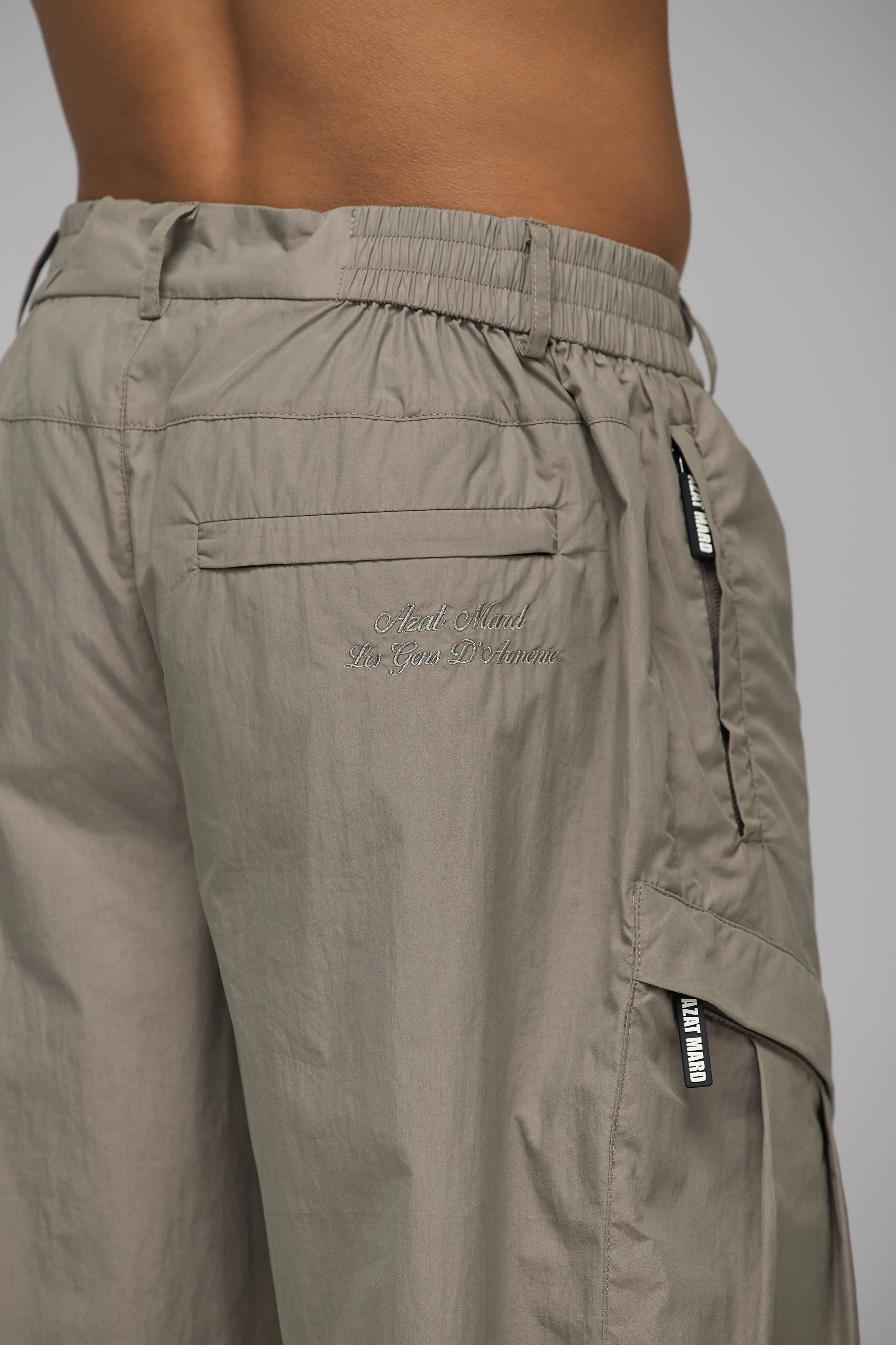 TAUPE TECHNICAL COMBAT SHORTS - Image 3