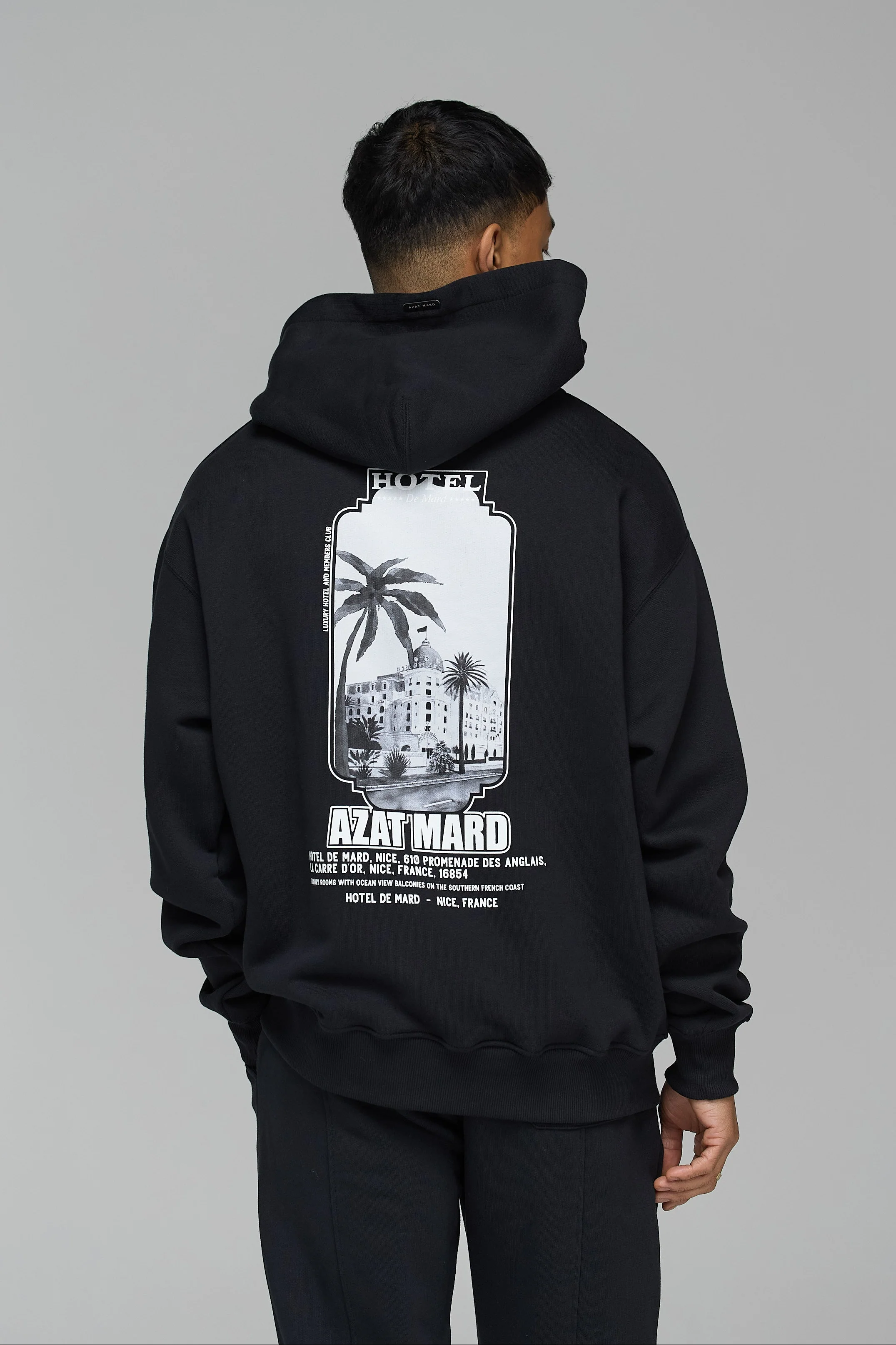 HOTEL DE MARD BLACK HOODIE