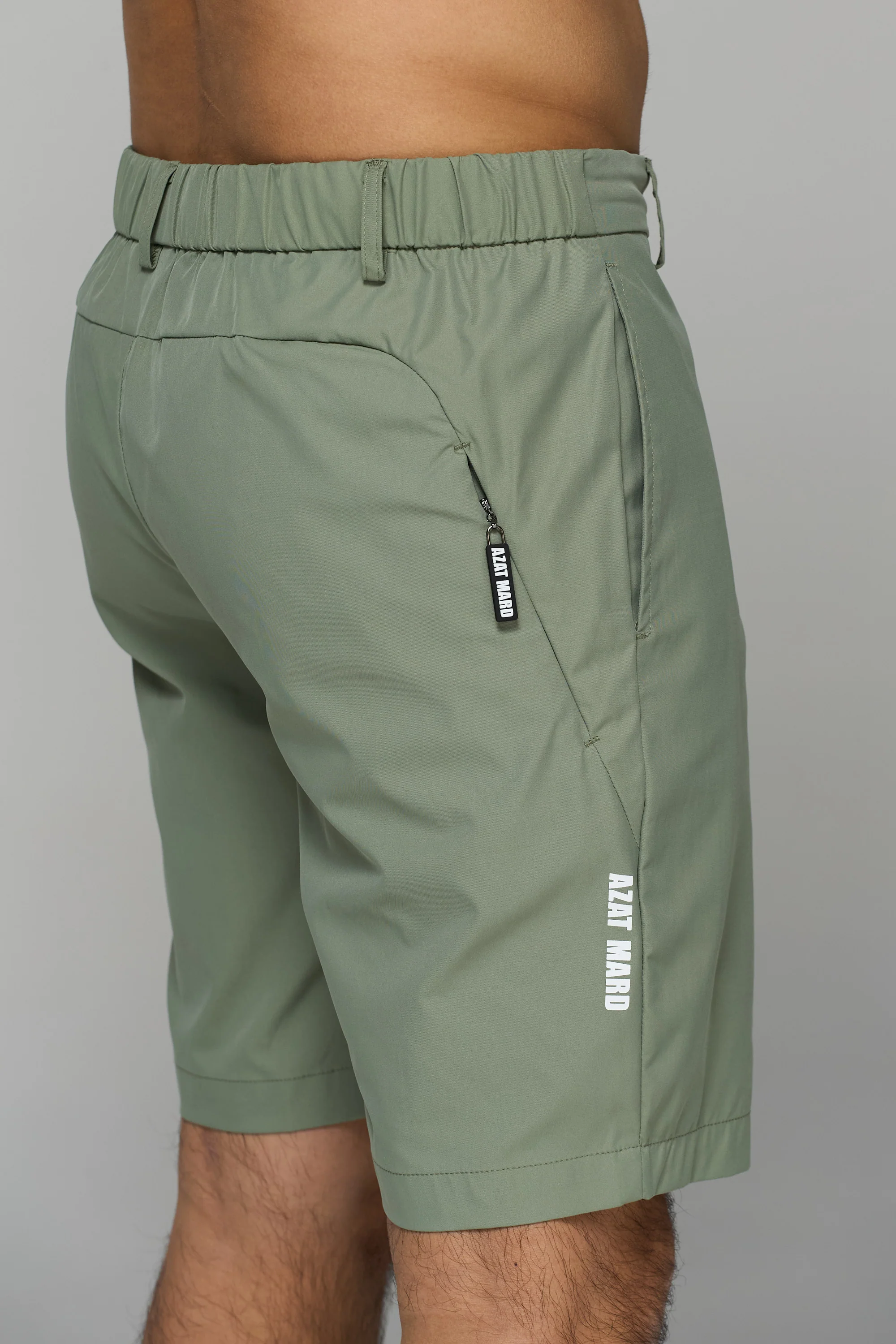 KHAKI ACTIVEWEAR SHORT - Image 4