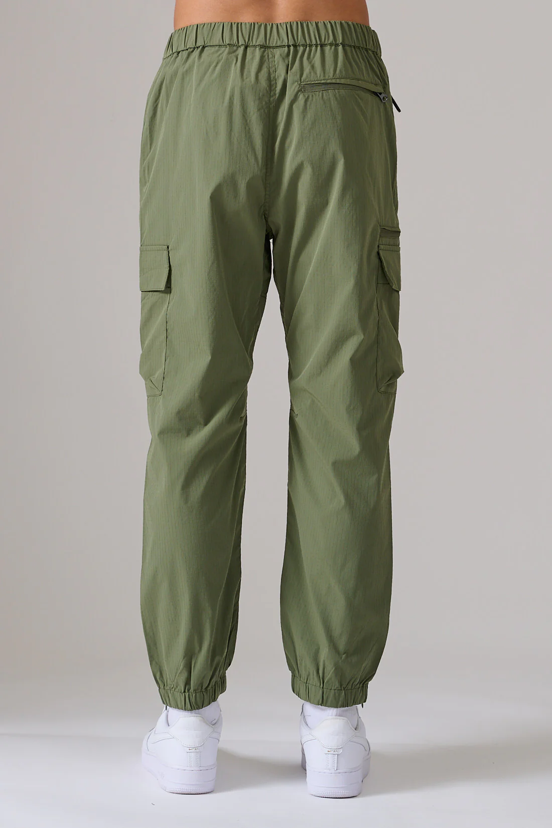 KHAKI CUFFED RIPSTOP PANTS - Image 3