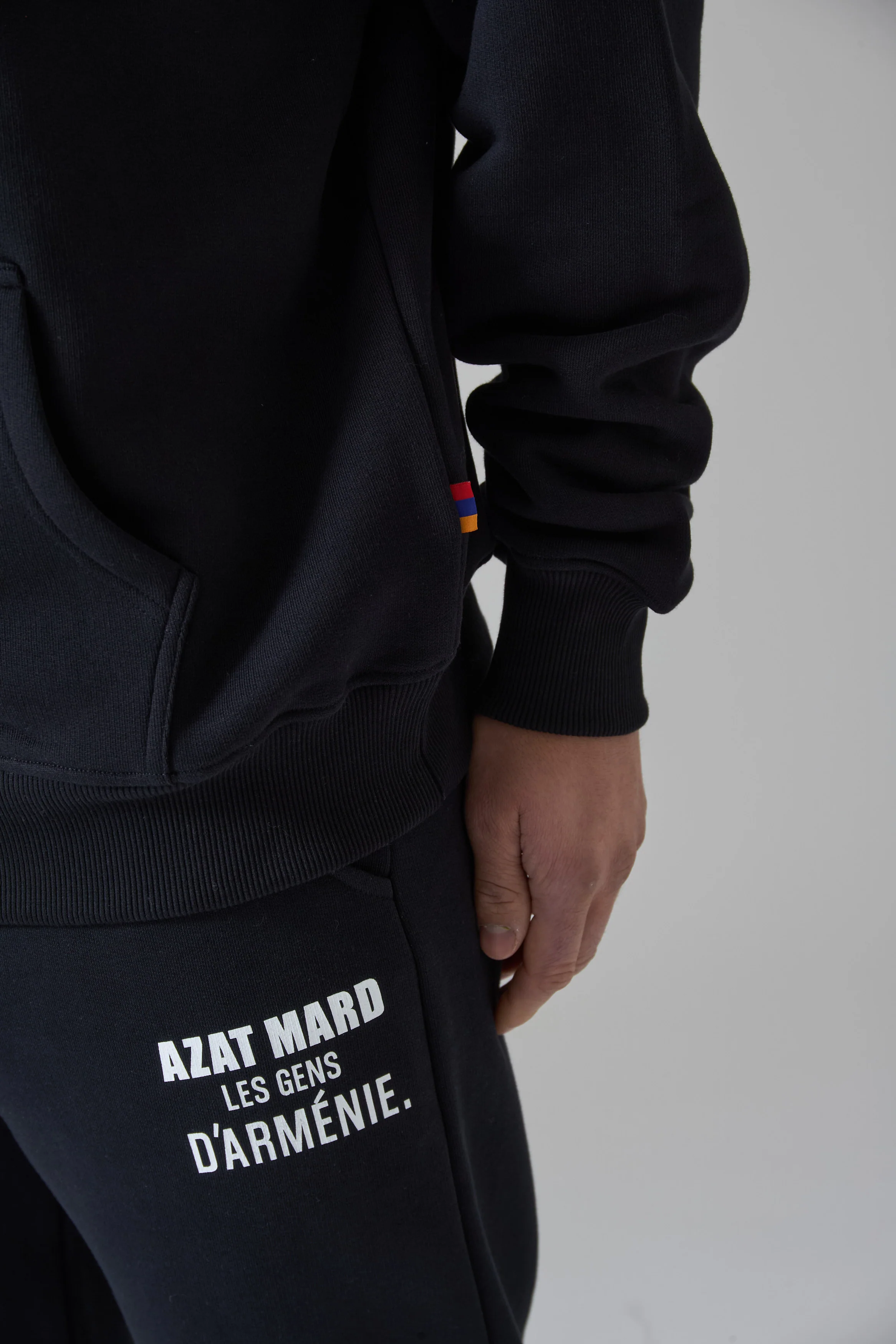 LES GENS BLACK/WHITE HOODIE - Image 6