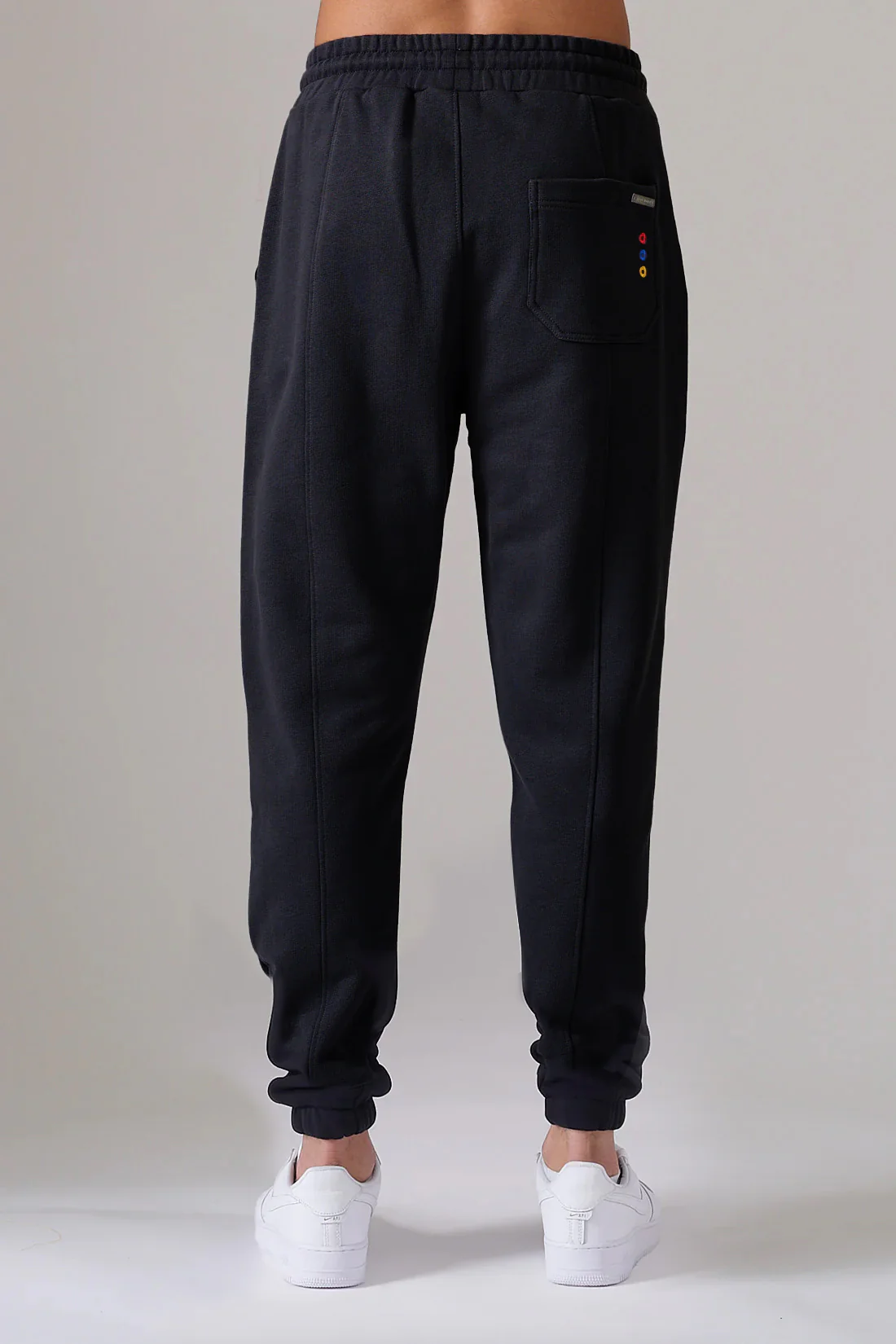 LES GENS BLACK CUFFED JOGGERS - Image 2