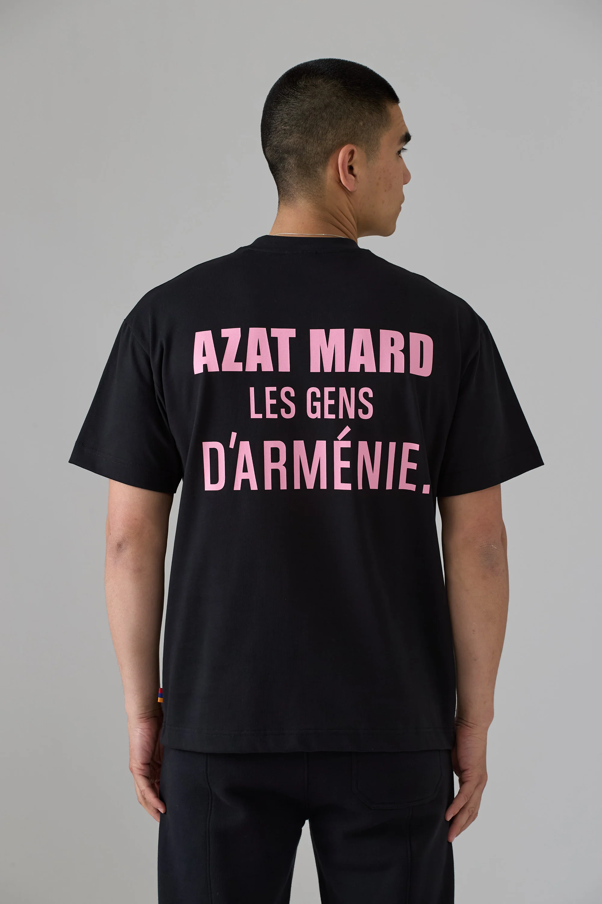 LES GENS BLACK/PINK T-SHIRT - Image 4