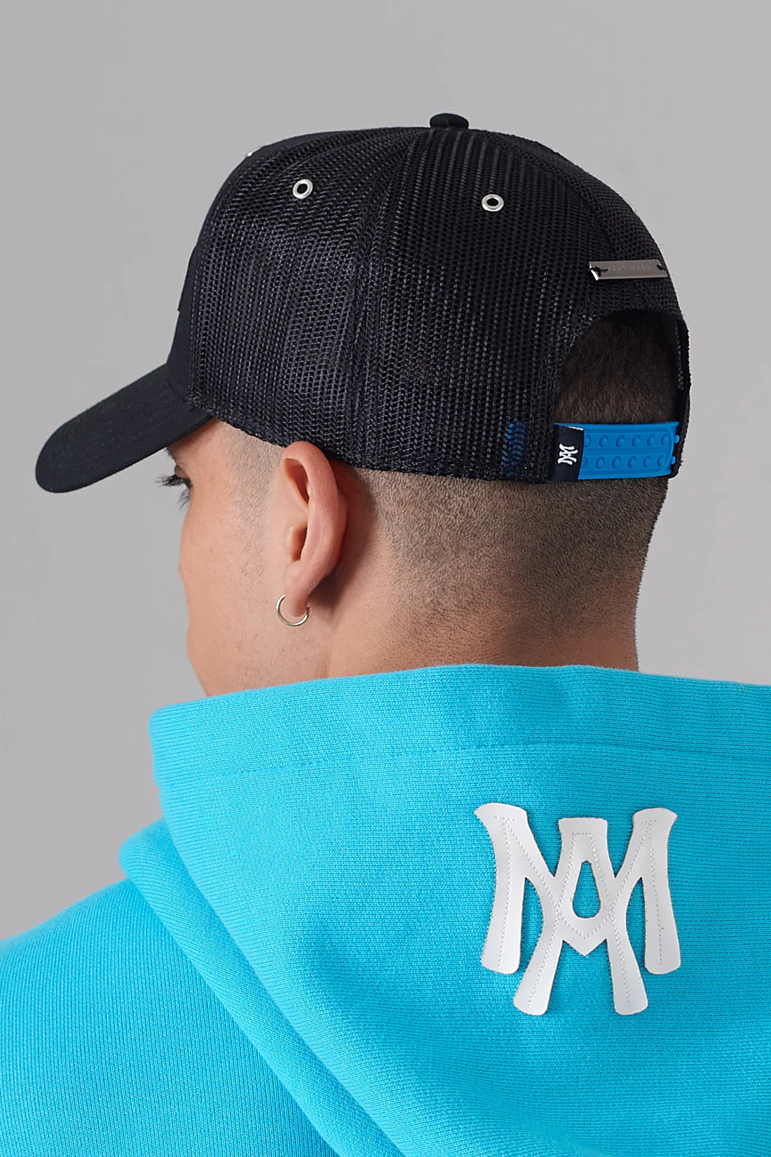 LES GENS BLACK/WHITE TRUCKER CAP - Image 2