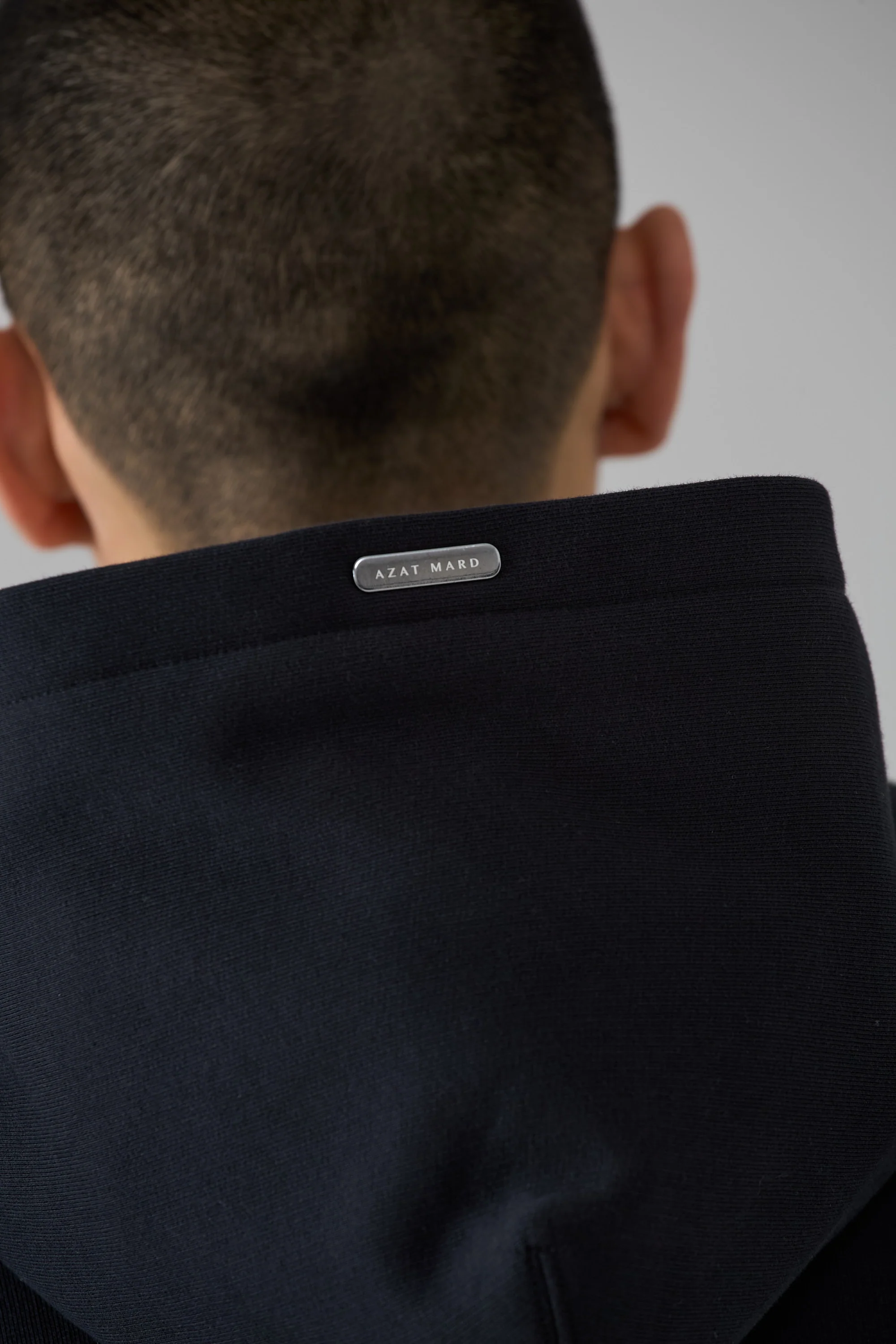 LES GENS BLACK/WHITE ZIPPER HOODIE - Image 7