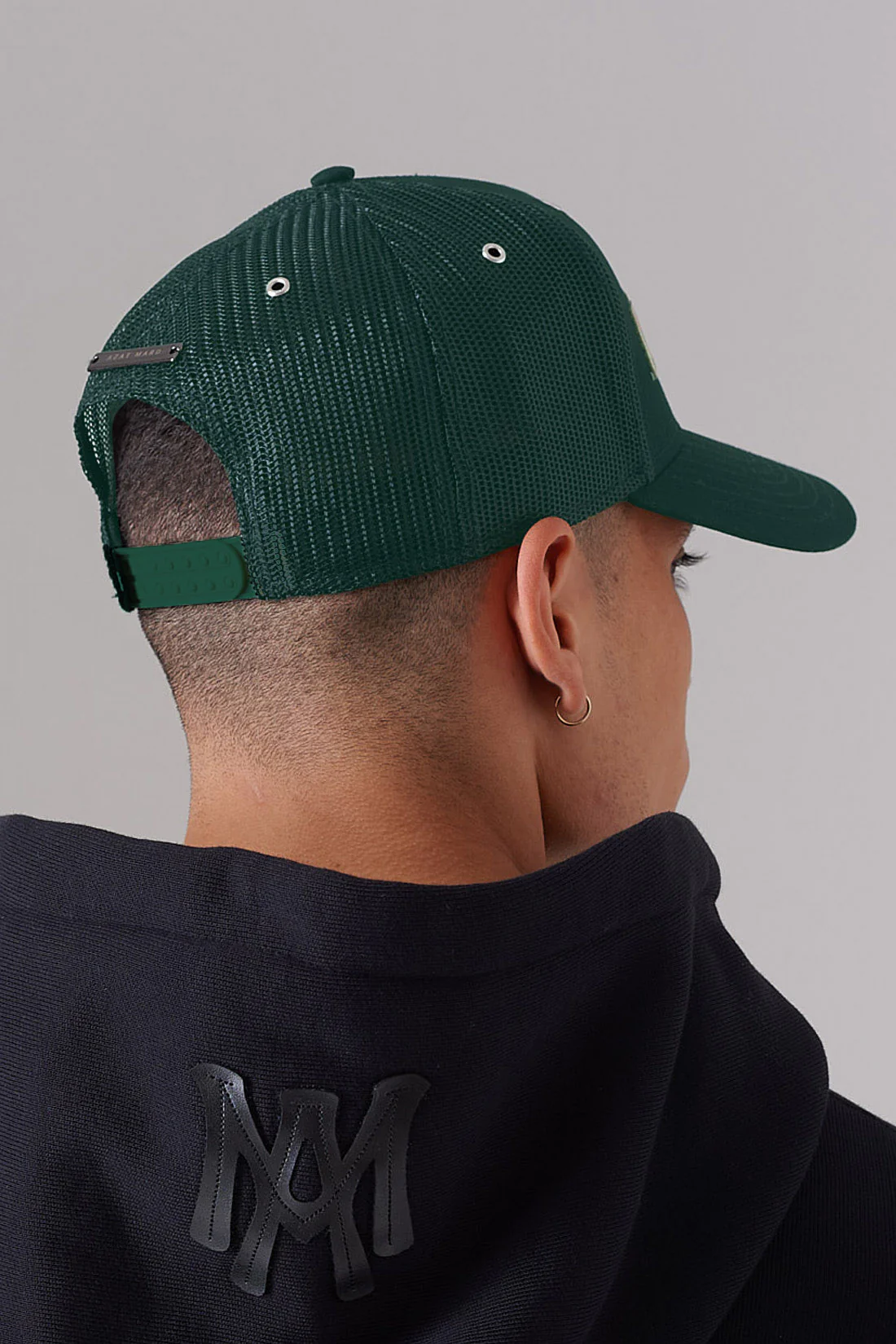 LES GENS GREEN/WHITE TRUCKER CAP - Image 3