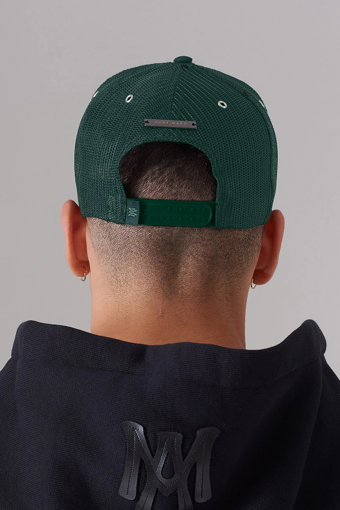 LES GENS GREEN/WHITE TRUCKER CAP - Image 4