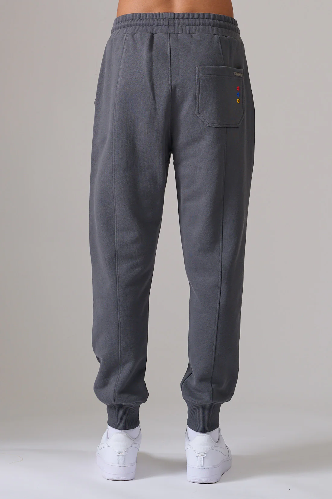 LES GENS CHARCOAL/YELLOW JOGGERS - Image 6