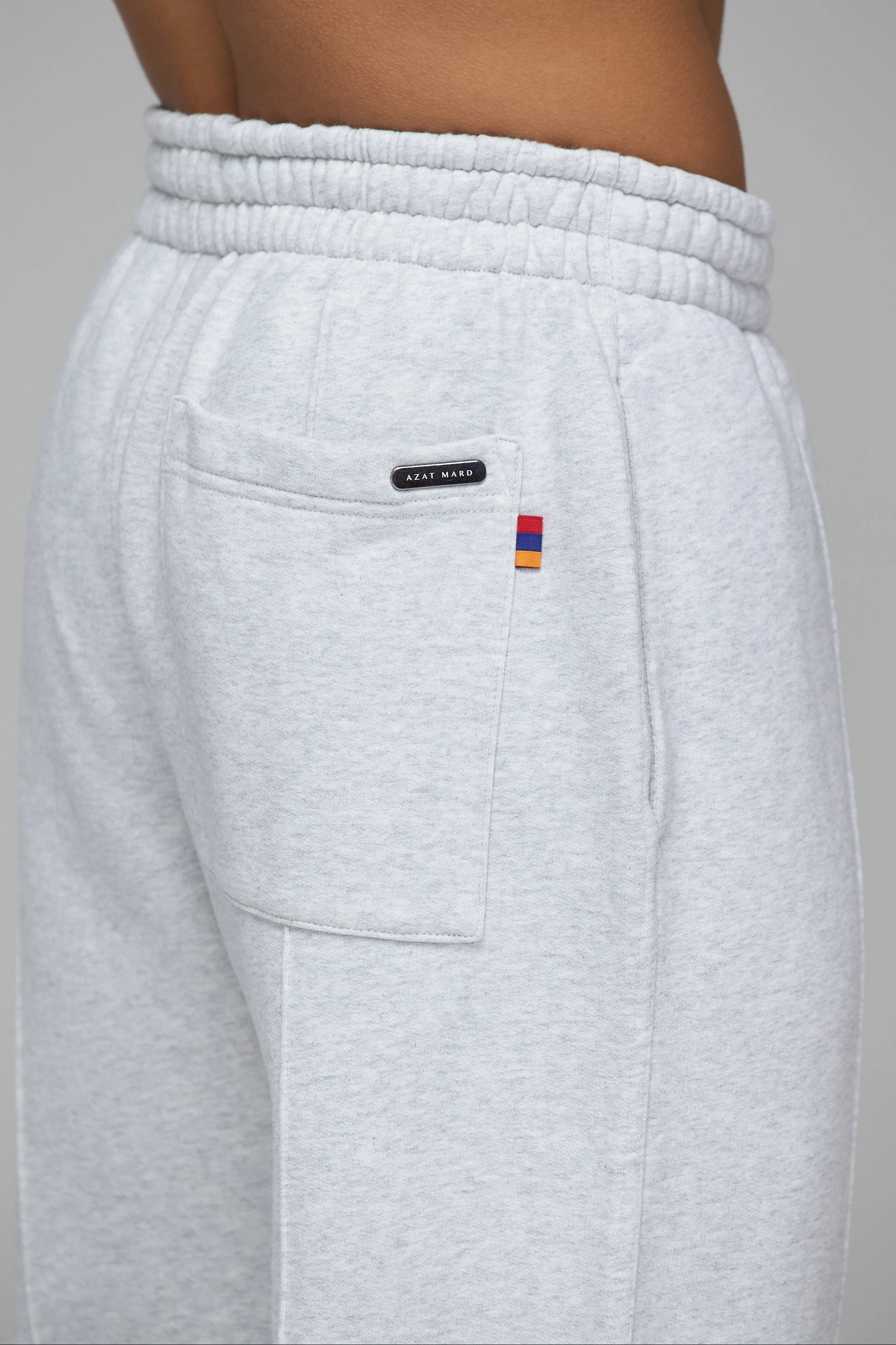 LES GENS MARL GREY RELAXED STRAIGHT LEG JOGGERS - Image 5