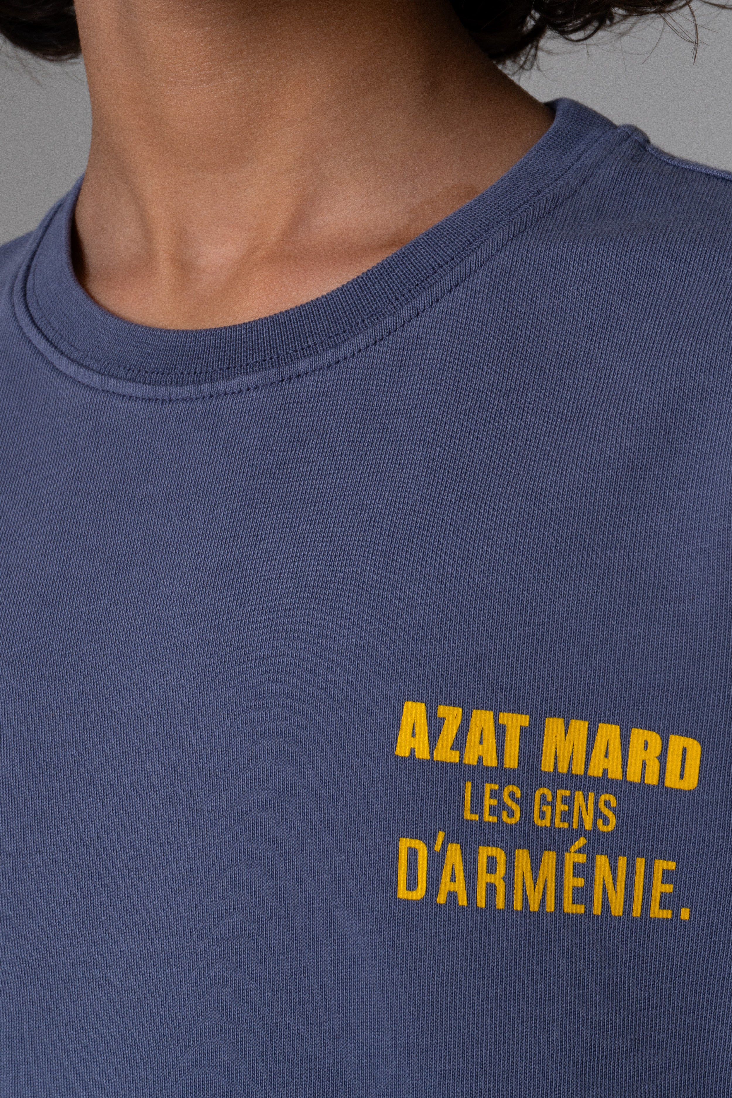 LES GENS WASHED NAVY/YELLOW KIDS T-SHIRT - Image 6