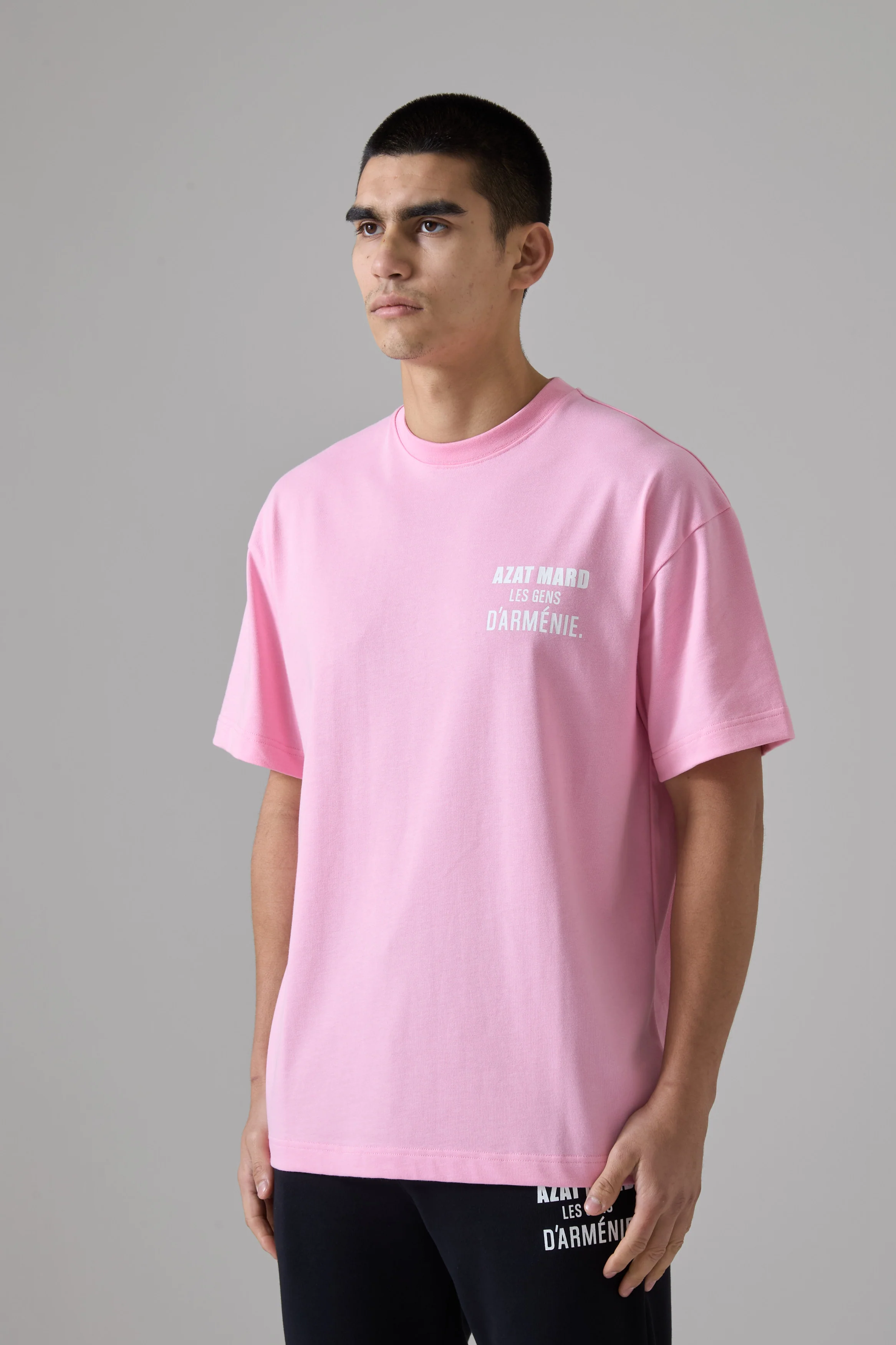 LES GENS PINK/WHITE T-SHIRT - Image 2