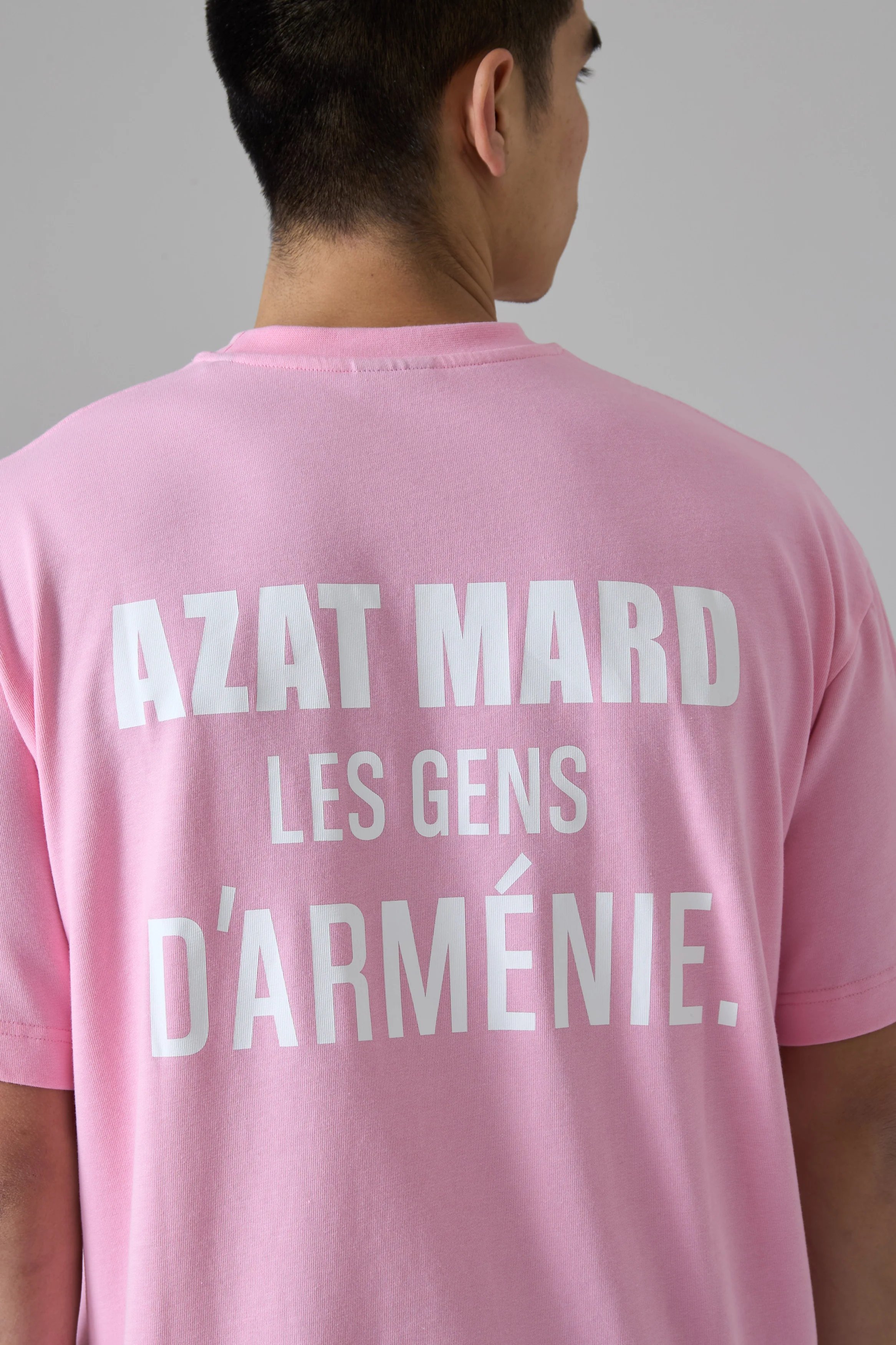 LES GENS PINK/WHITE T-SHIRT - Image 4