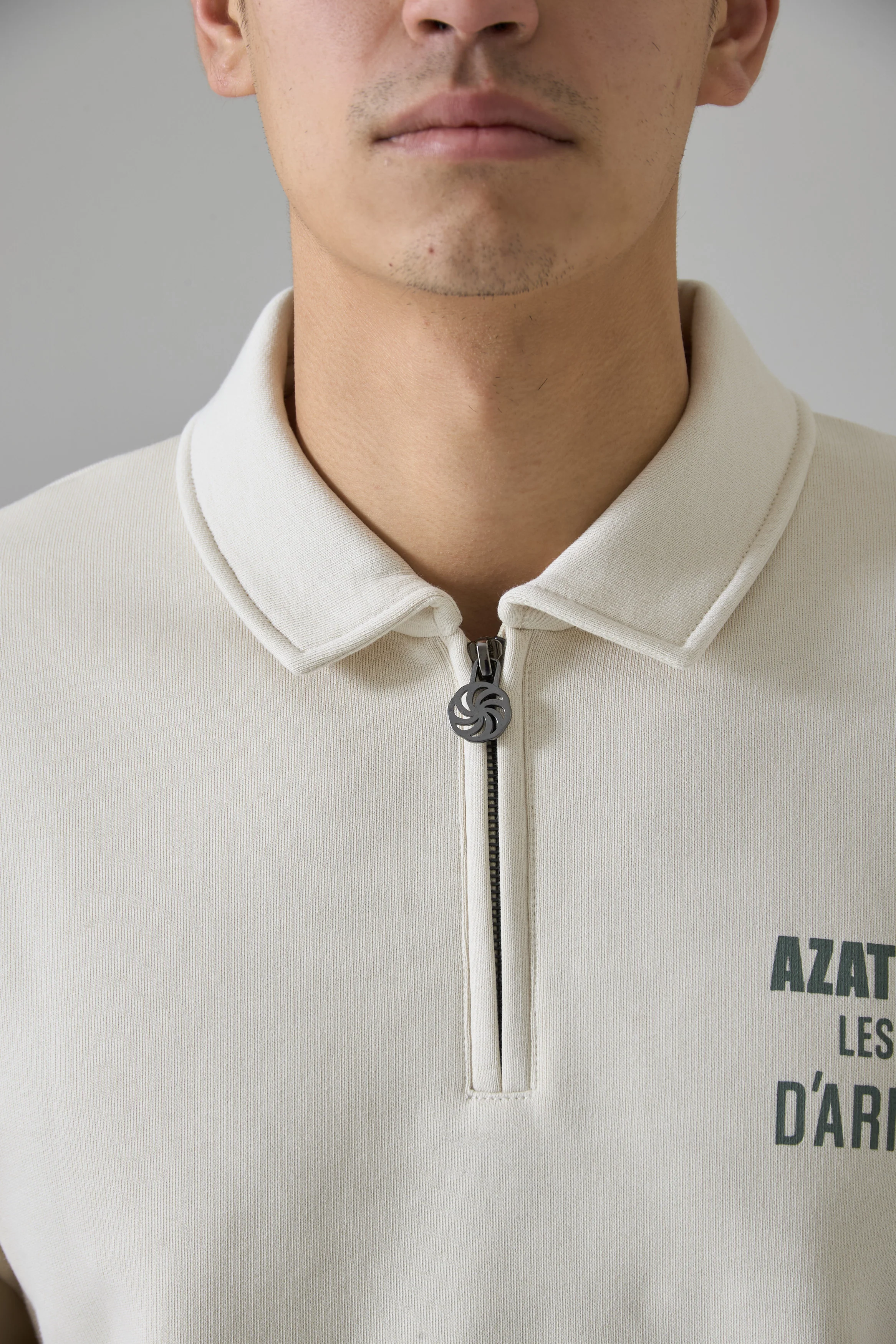 LES GENS STONE/GREEN QUARTER ZIP - Image 6