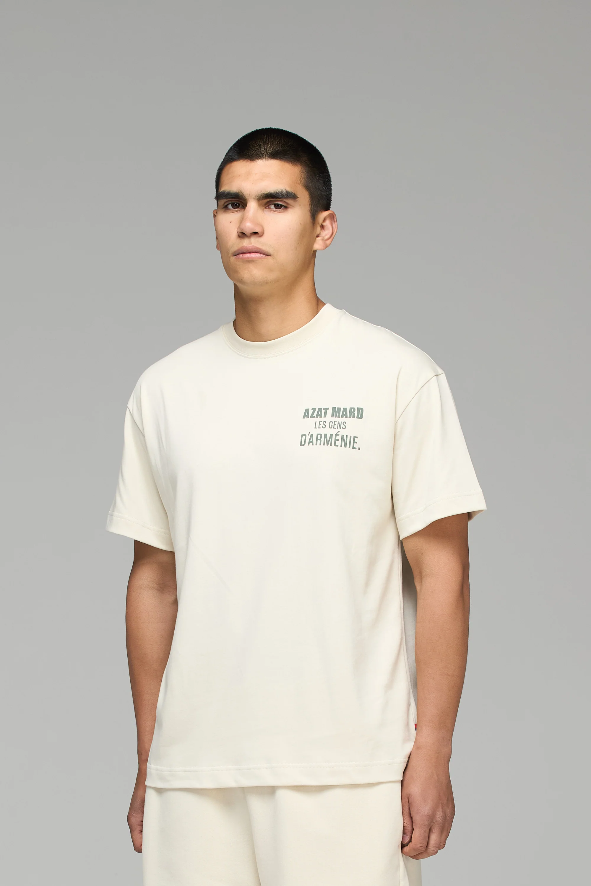 LES GENS STONE/GREEN T-SHIRT - Image 4