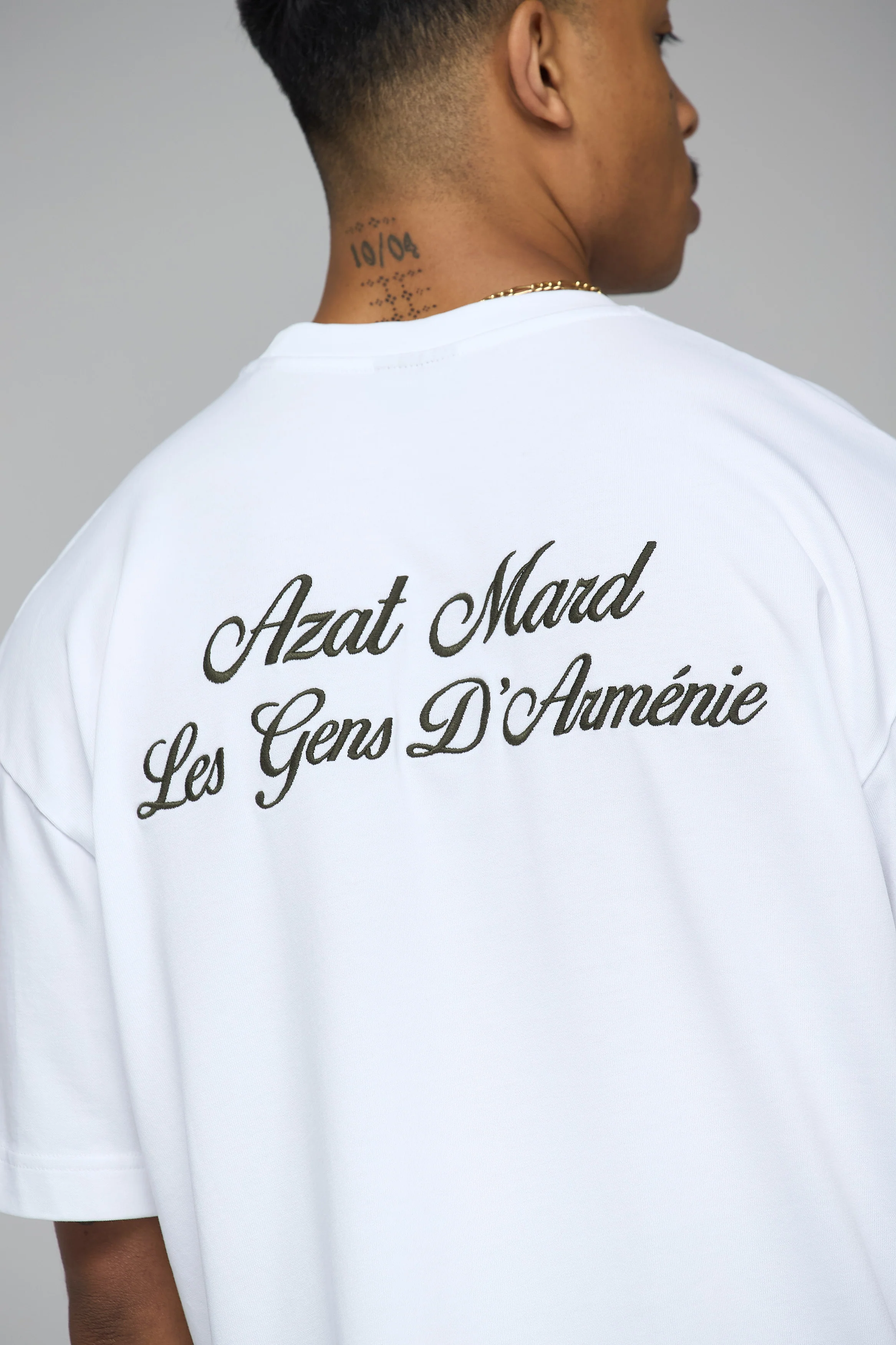 LES GENS SIGNATURE WHITE T-SHIRT - Image 3