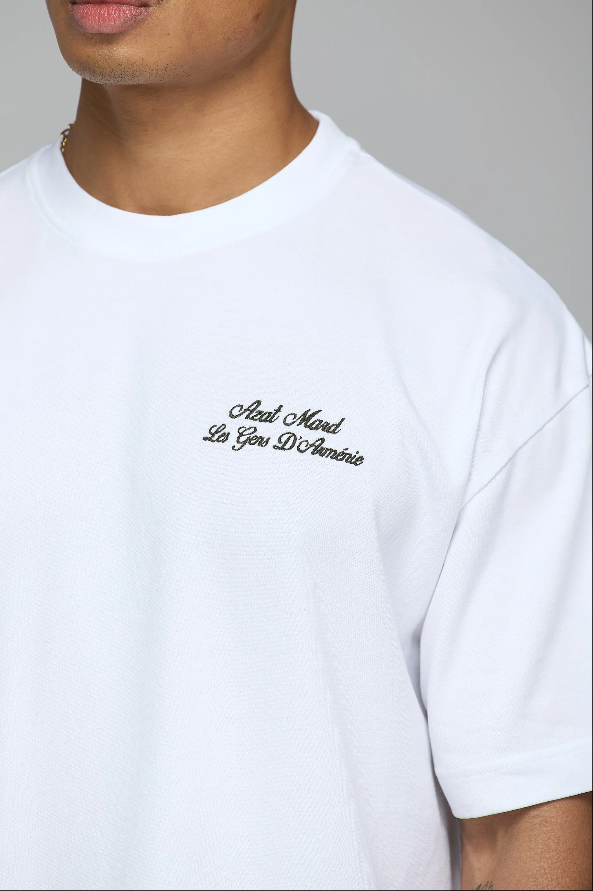 LES GENS SIGNATURE WHITE T-SHIRT - Image 4