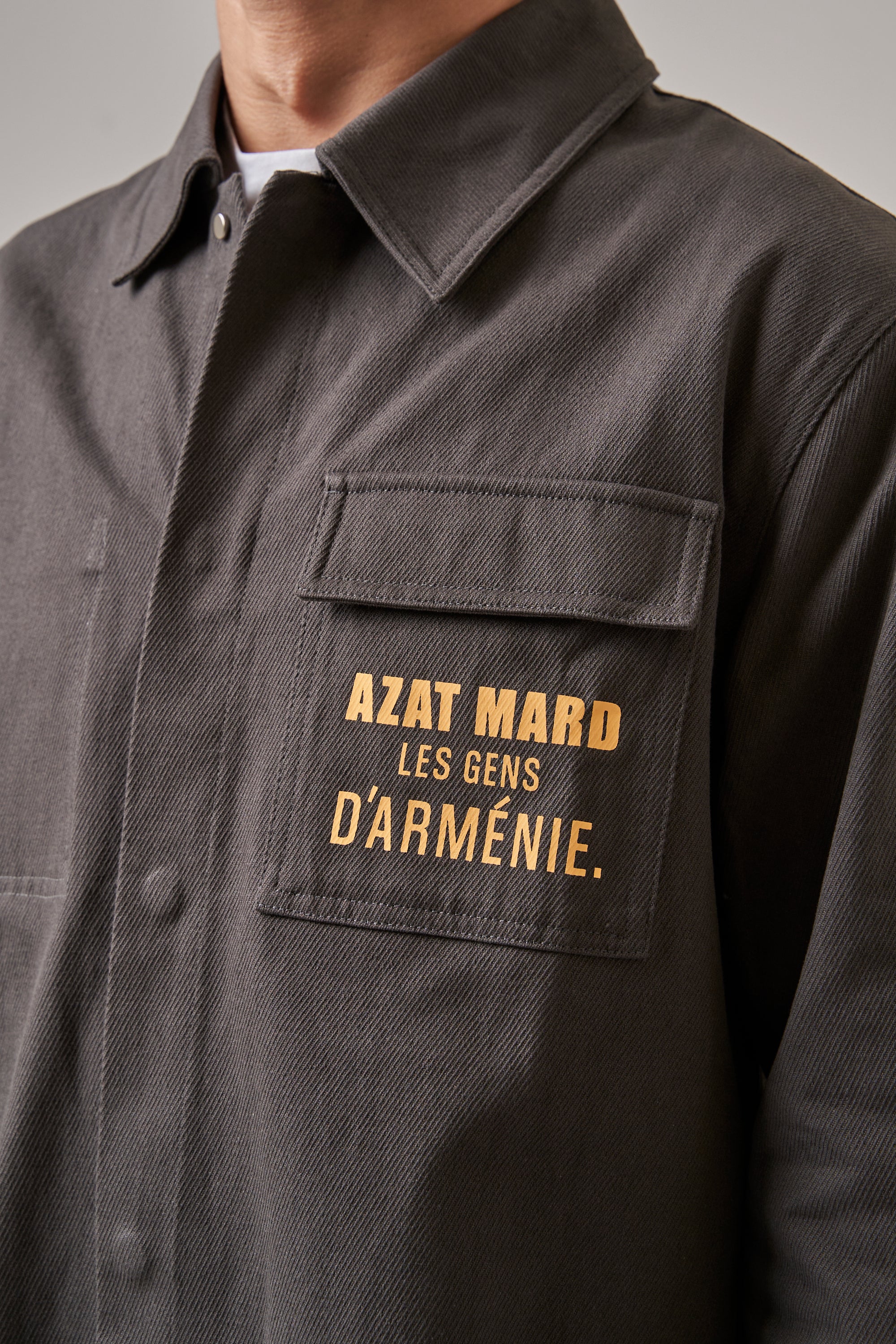 LES GENS TWILL OVERSHIRT - Image 4