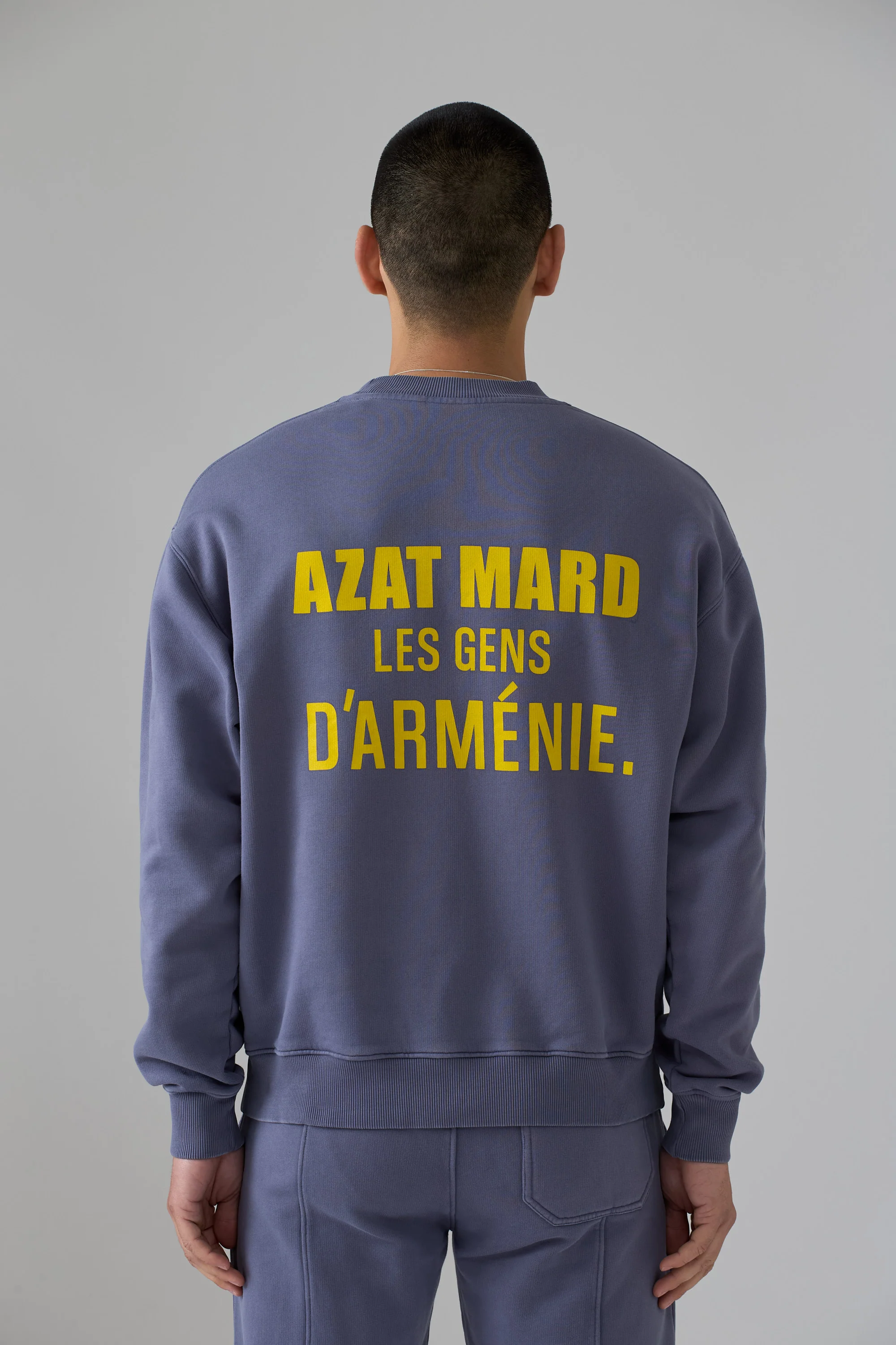 LES GENS WASHED NAVY SWEATER - Image 3