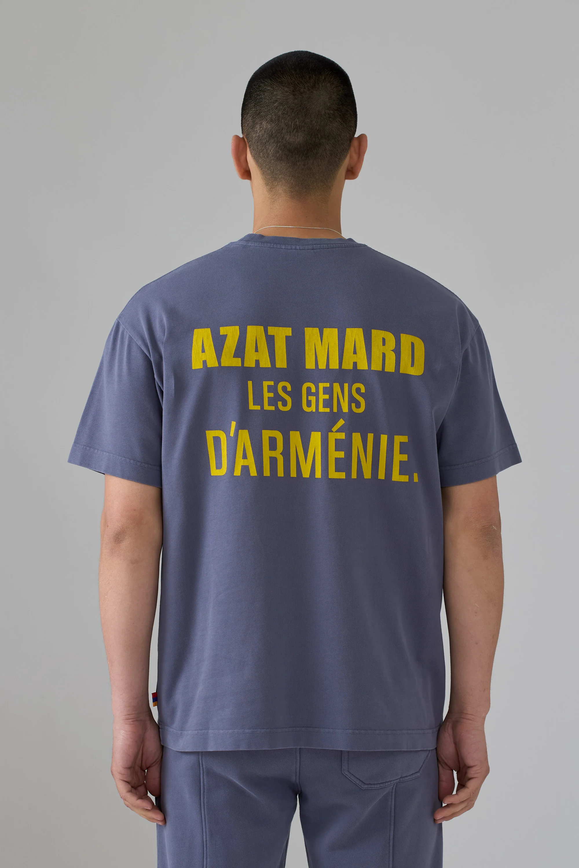 LES GENS WASHED NAVY T-SHIRT - Image 4