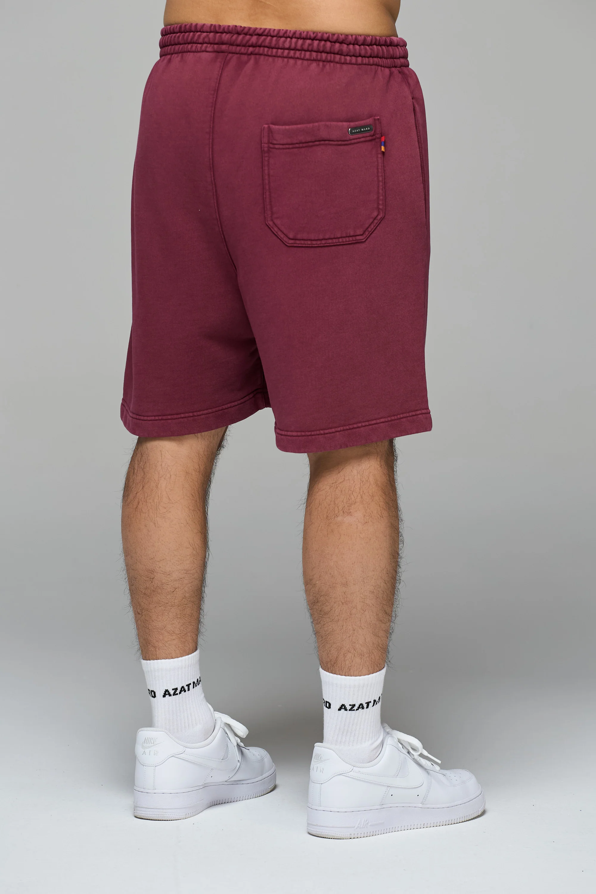 LES GENS MAROON SHORTS - Image 2
