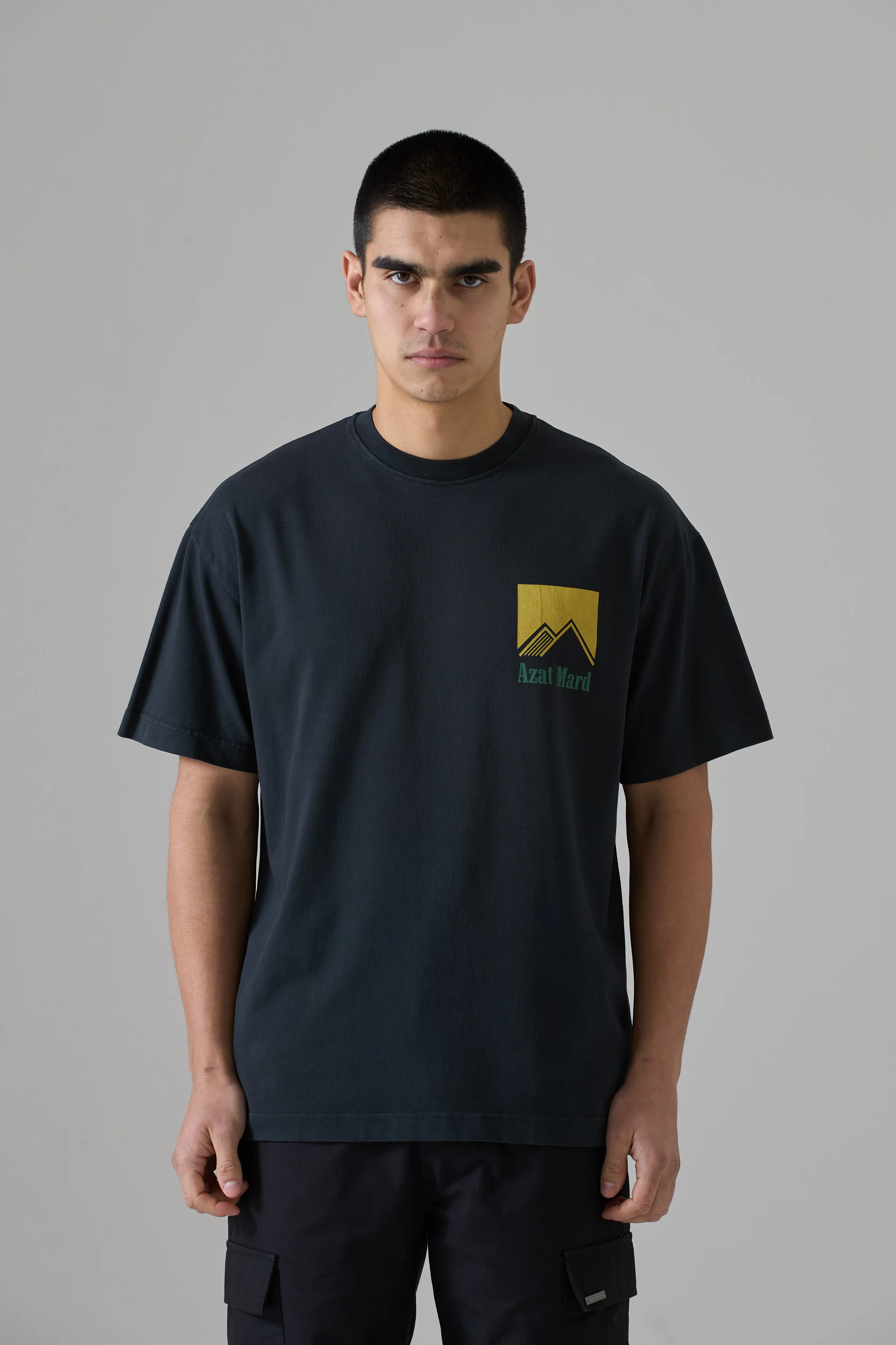 SPECIAL BLENDS WASHED BLACK T-SHIRT - Image 3