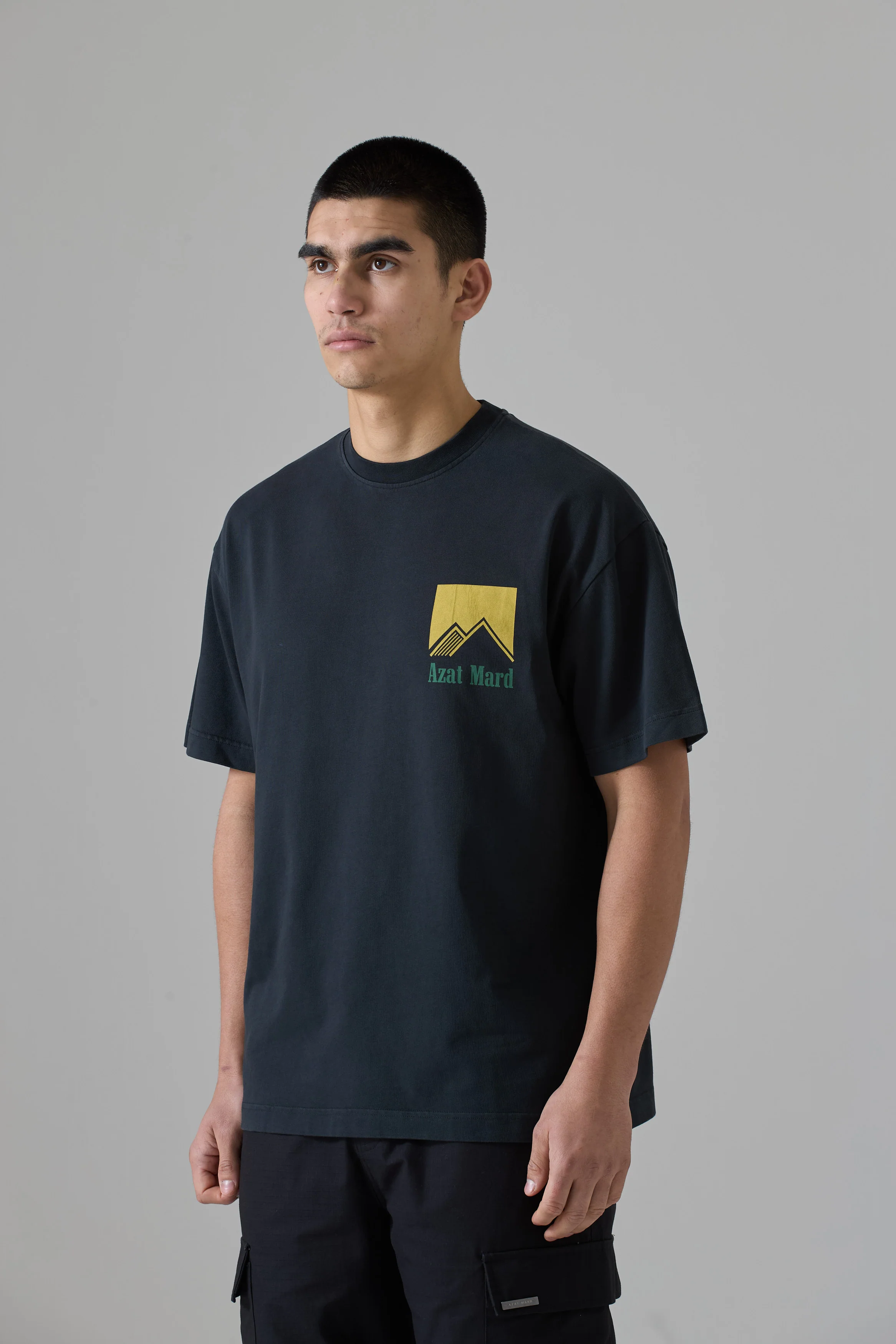 SPECIAL BLENDS WASHED BLACK T-SHIRT - Image 4